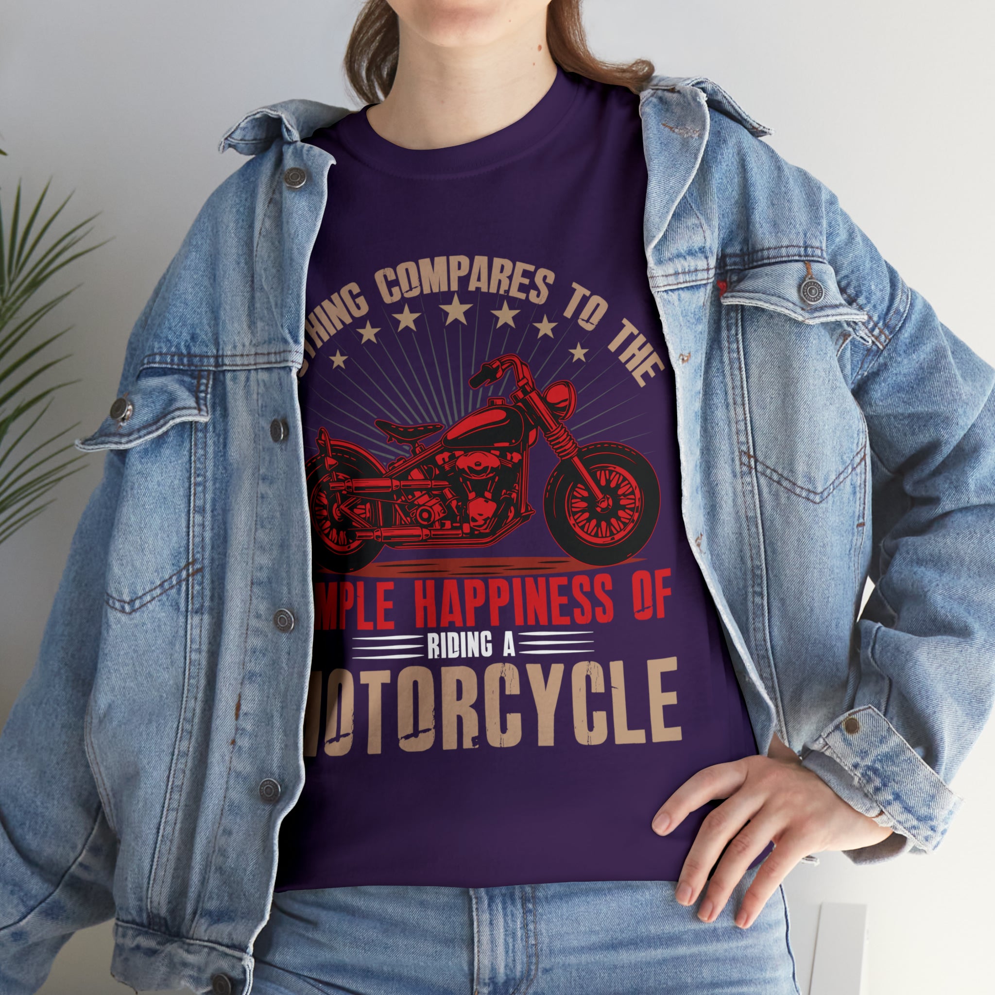 Motorcycle Biker Unisex Bike Night Week Casual Wear T-shirt