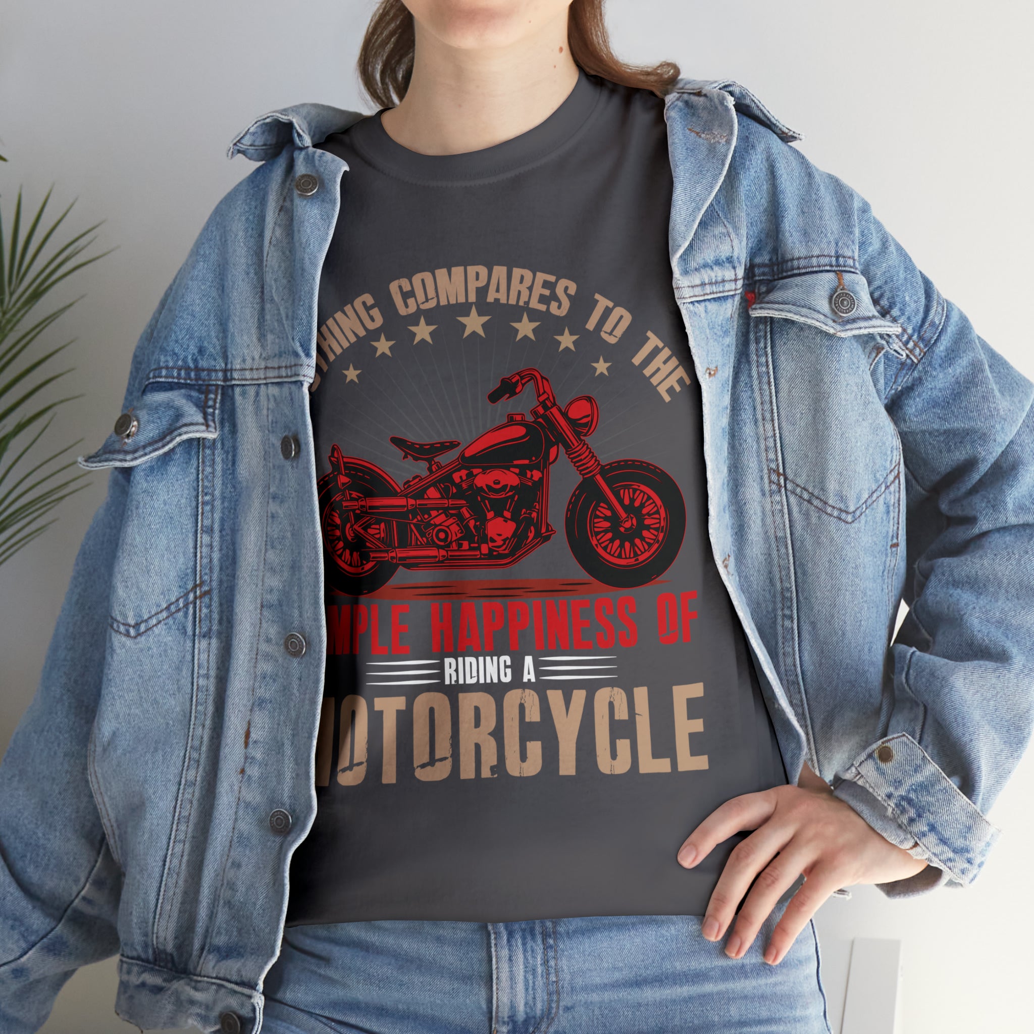 Motorcycle Biker Unisex Bike Night Week Casual Wear T-shirt