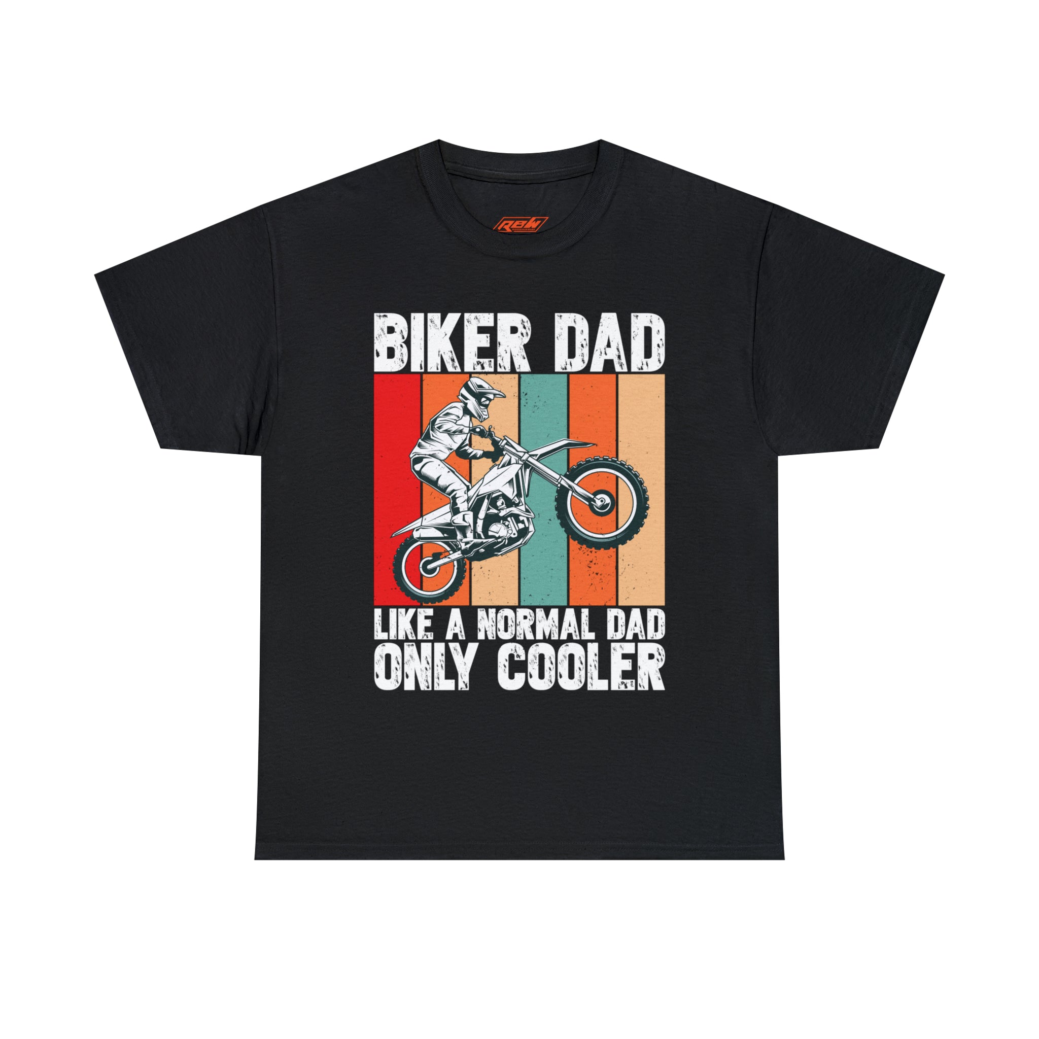 Men's Funny Biker Dad Motorcycle Father's Day T-Shirt