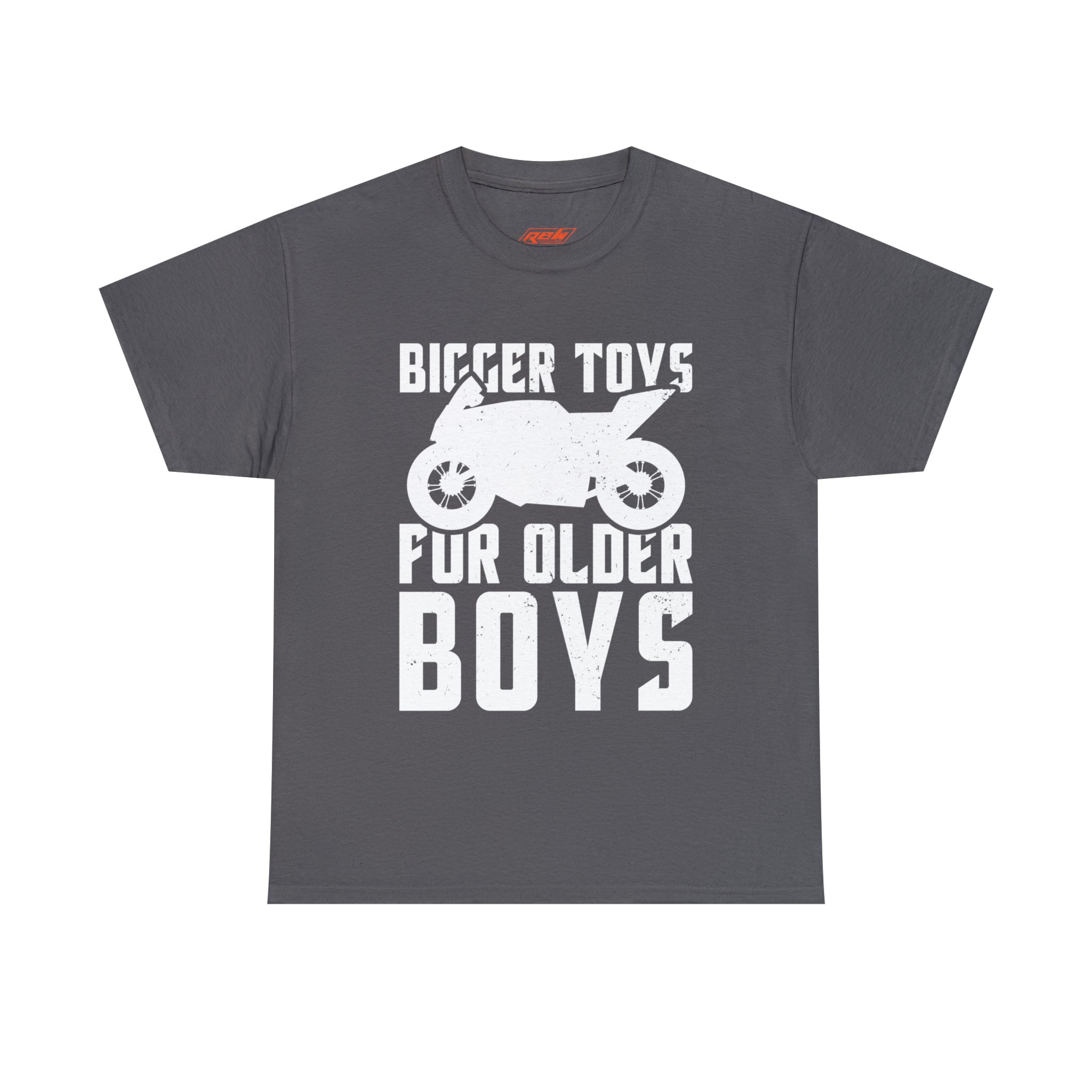 Men's Funny Motorcycle Biker Bike Night Week T-Shirt Bigger Toys for Older Boys