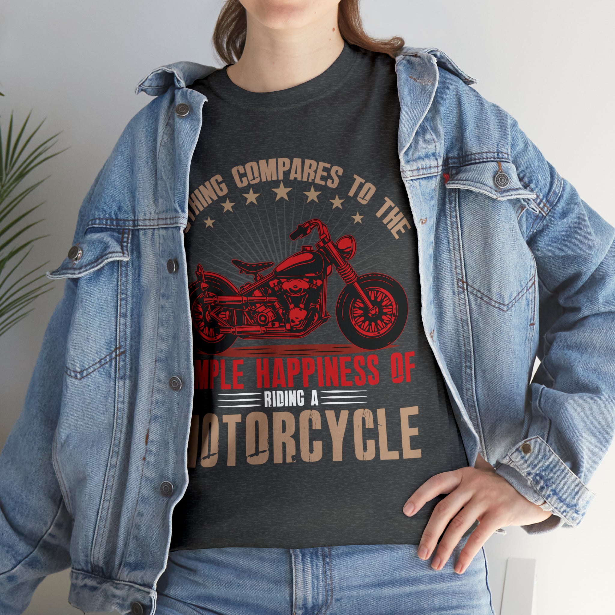 Motorcycle Biker Unisex Bike Night Week Casual Wear T-shirt