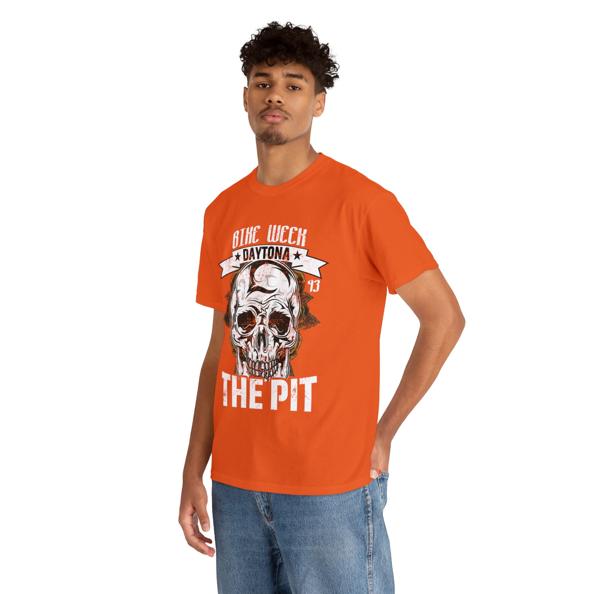 Daytona Beach Bike Week Night Motorcycle Biker T-shirt The Pit.