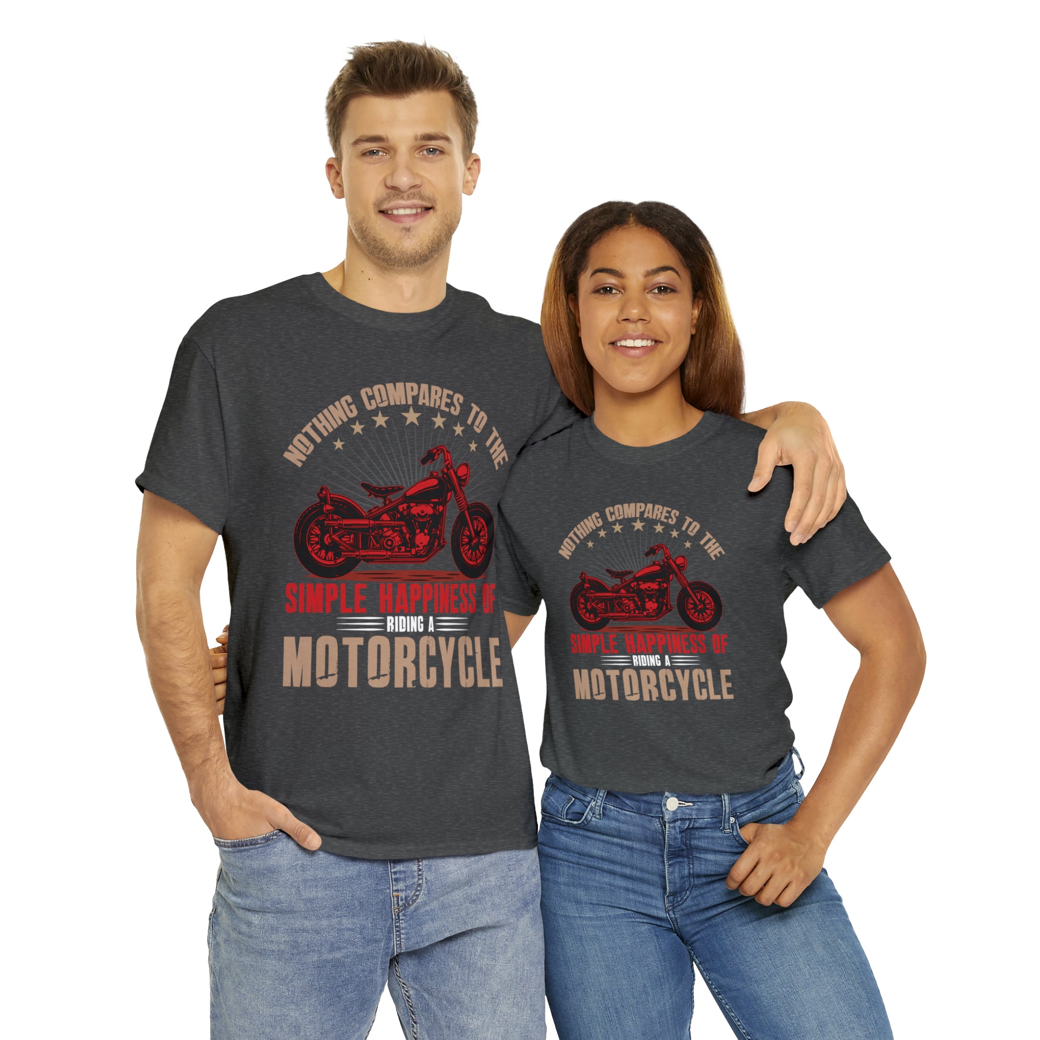 Motorcycle Biker Unisex Bike Night Week Casual Wear T-shirt