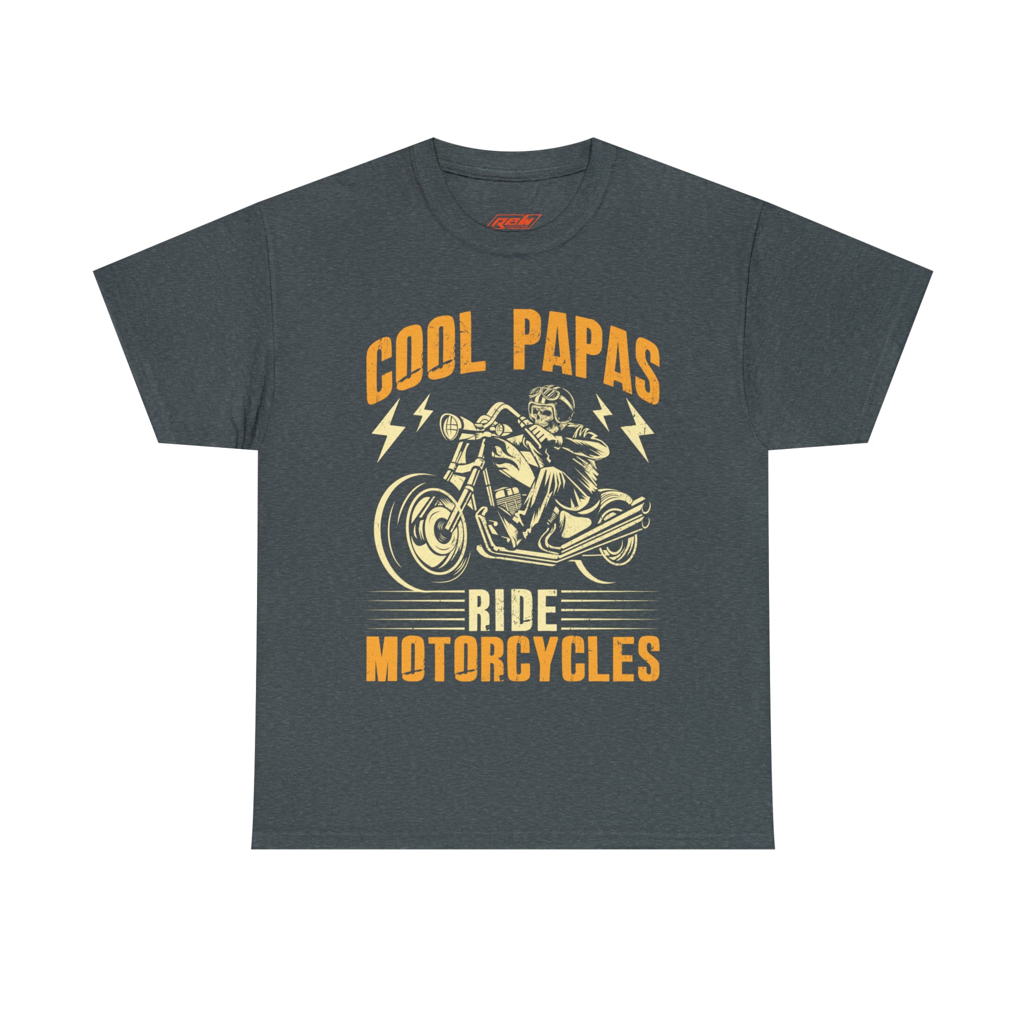 Men's Motorcycle Biker Bike Night Bike Week Casual Streetwear T-Shirt Cool Papas Ride Motorcycles