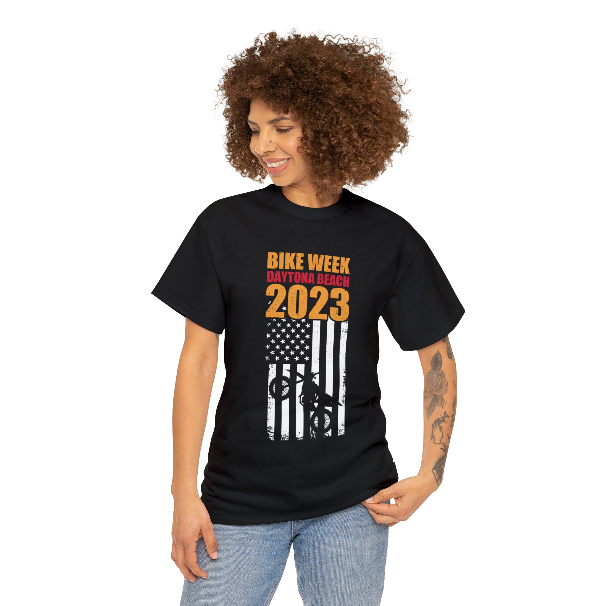 Cool Daytona Bike Week 2023 Biker Motorcycle Cotton T-shirt