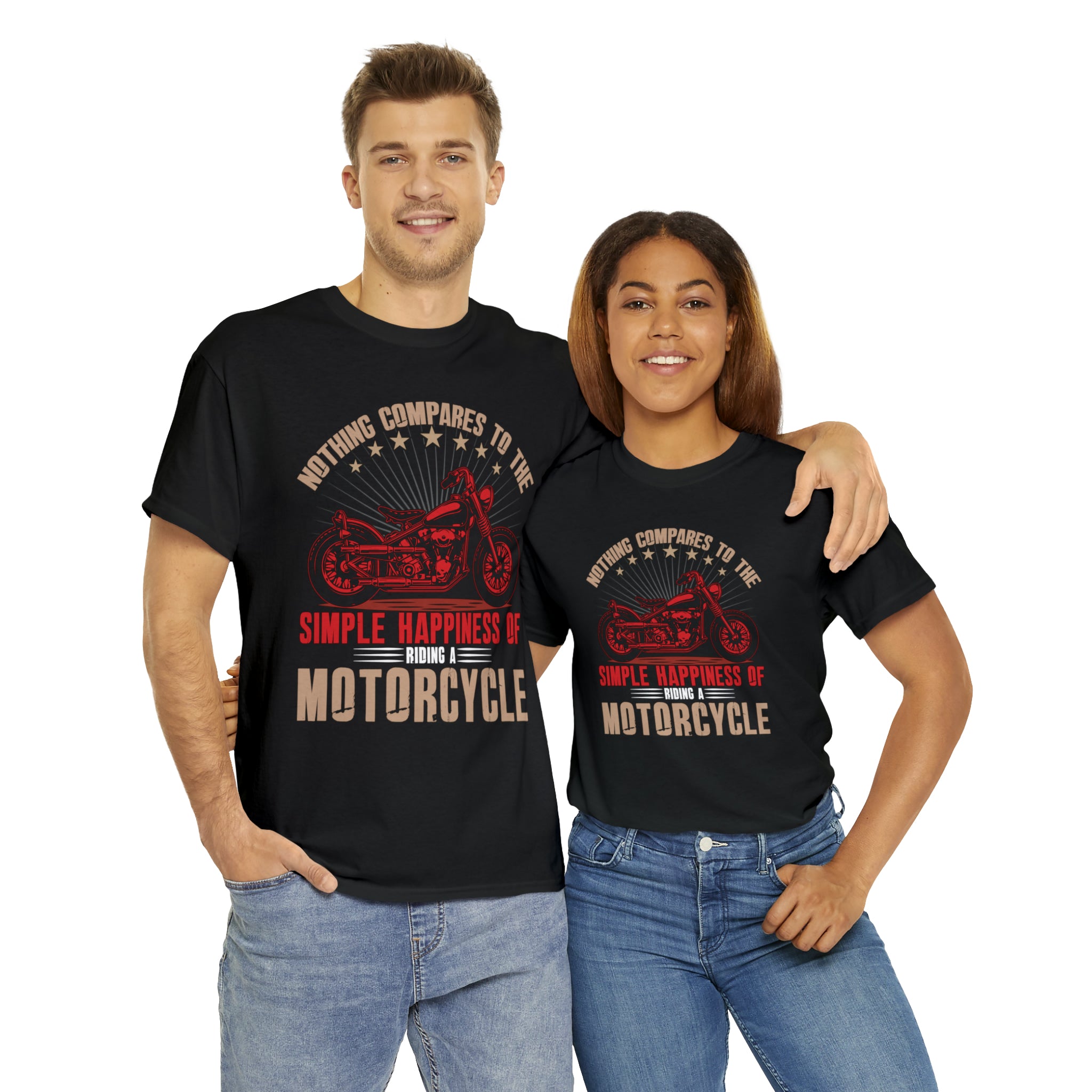 Motorcycle Biker Unisex Bike Night Week Casual Wear T-shirt