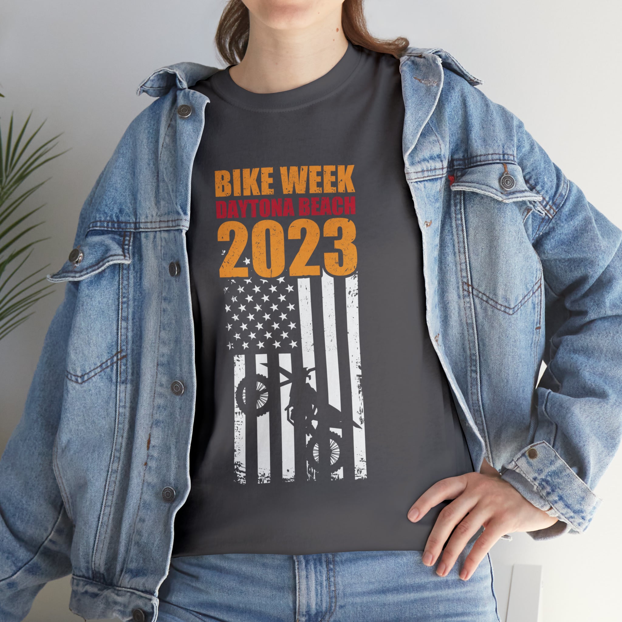 Cool Daytona Bike Week 2023 Biker Motorcycle Cotton T-shirt