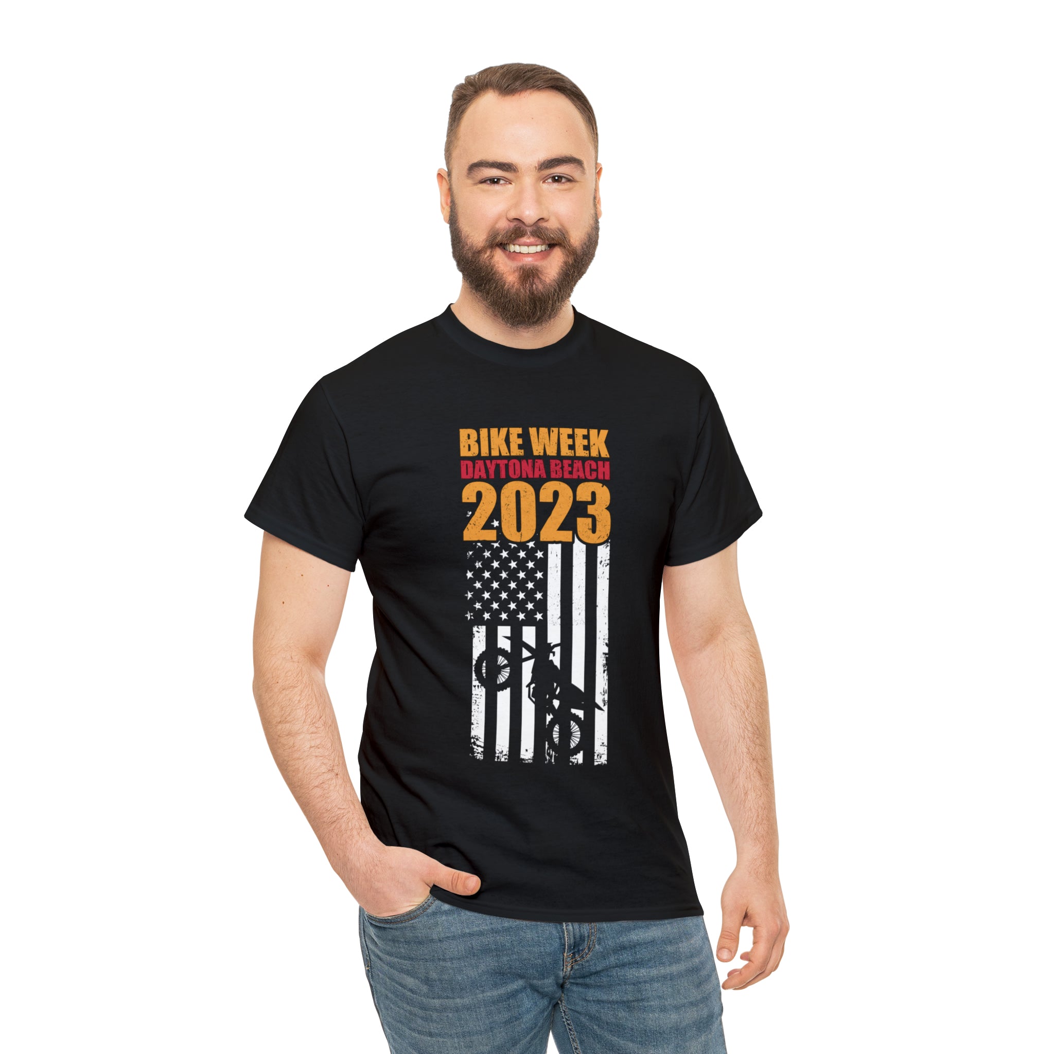 Cool Daytona Bike Week 2023 Biker Motorcycle Cotton T-shirt