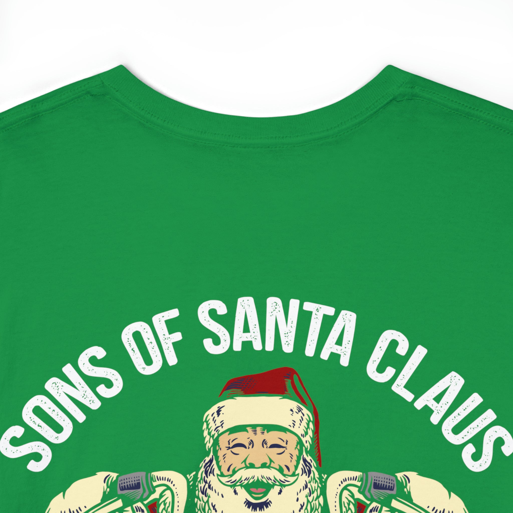 Funny Santa Clause Christmas Motorcycle Biker Bike Week Night T-shirt North Pole Chapter