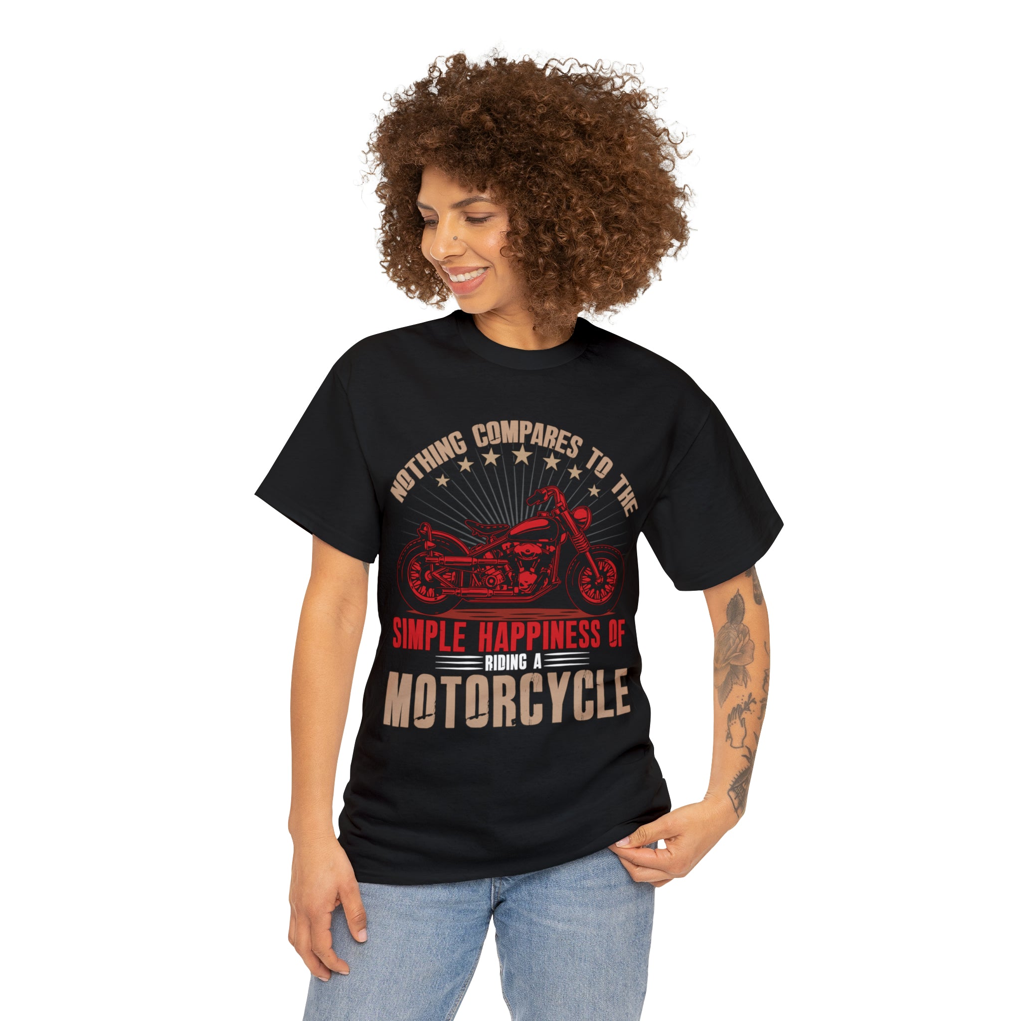 Motorcycle Biker Unisex Bike Night Week Casual Wear T-shirt