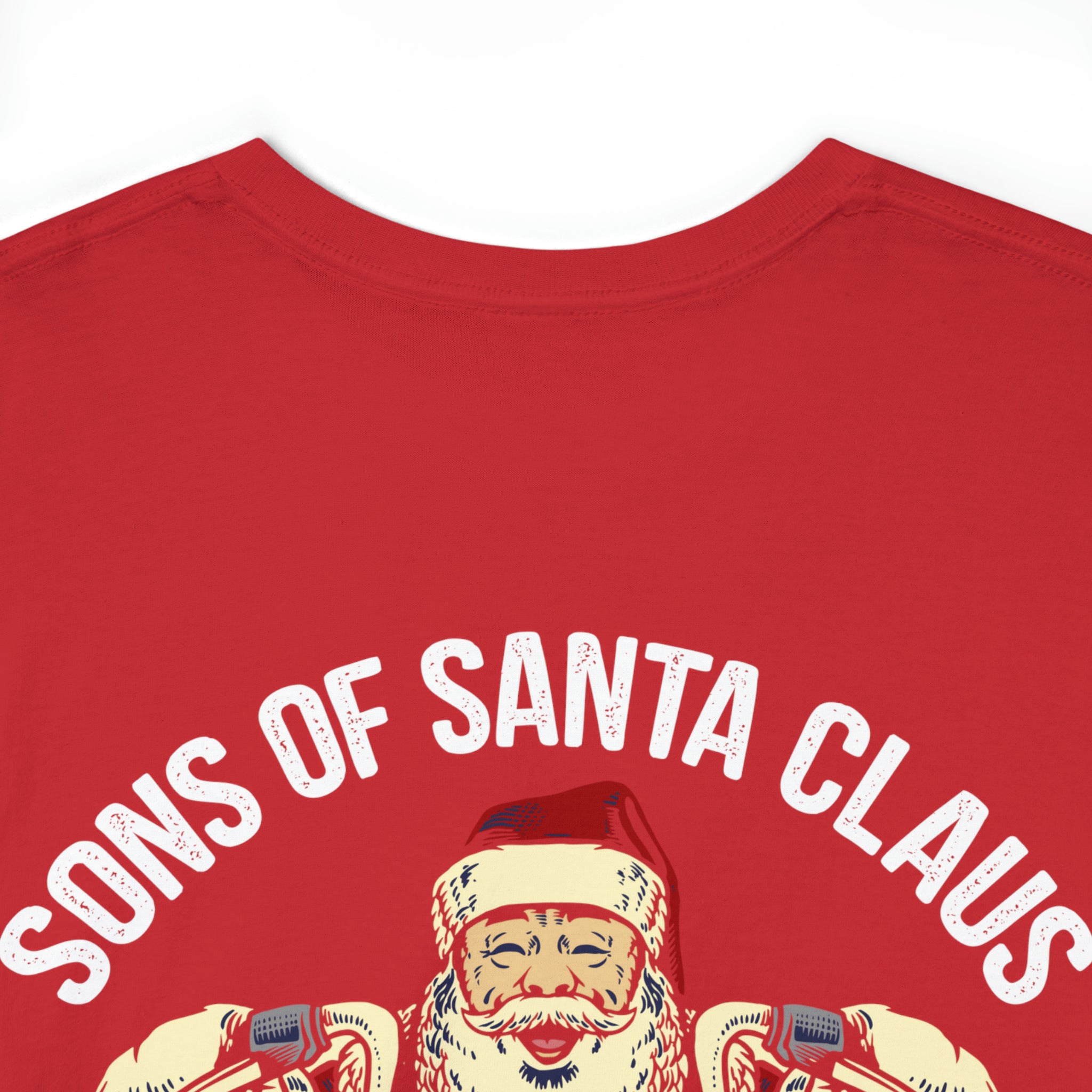 Funny Santa Clause Christmas Motorcycle Biker Bike Week Night T-shirt North Pole Chapter