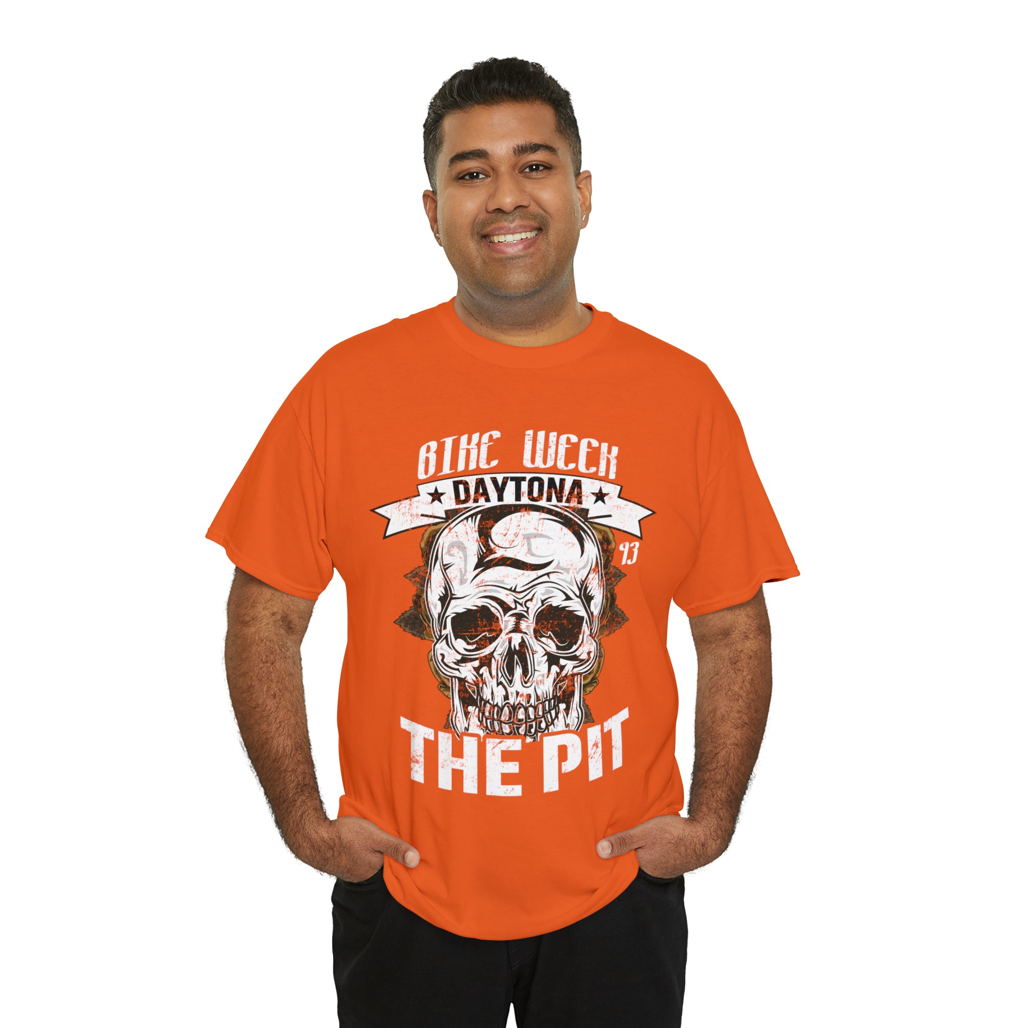 Daytona Beach Bike Week Night Motorcycle Biker T-shirt The Pit.