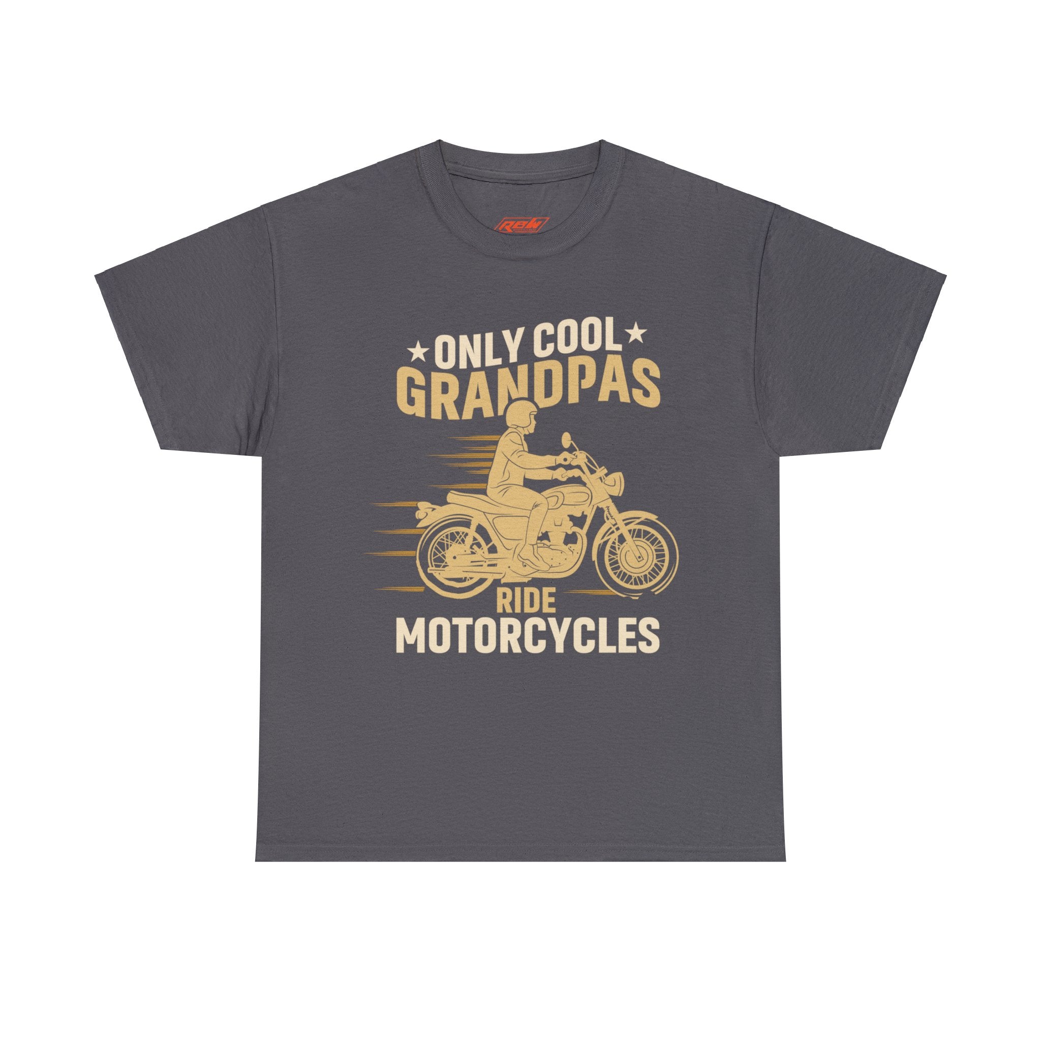 Funny Mens Grandpa Biker Motorcycle Bike Week Night T-Shirt Only Cool Grandpas Ride Motorcycles