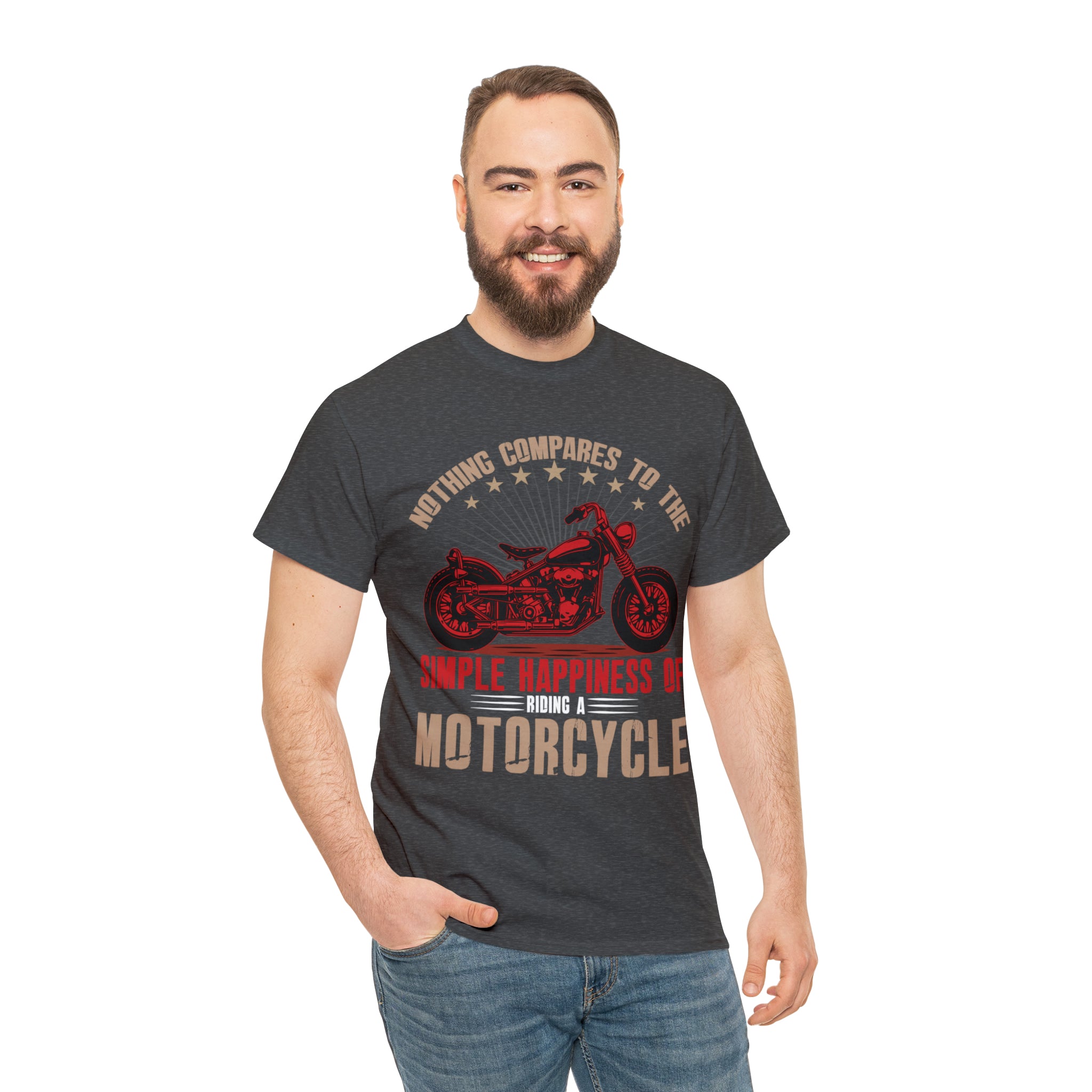 Motorcycle Biker Unisex Bike Night Week Casual Wear T-shirt