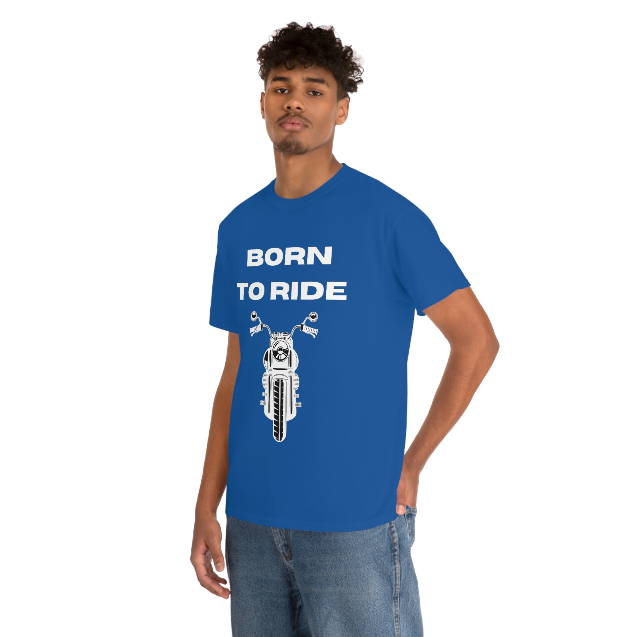 Unisex Funny Born to Ride Motorcycle T-Shirt