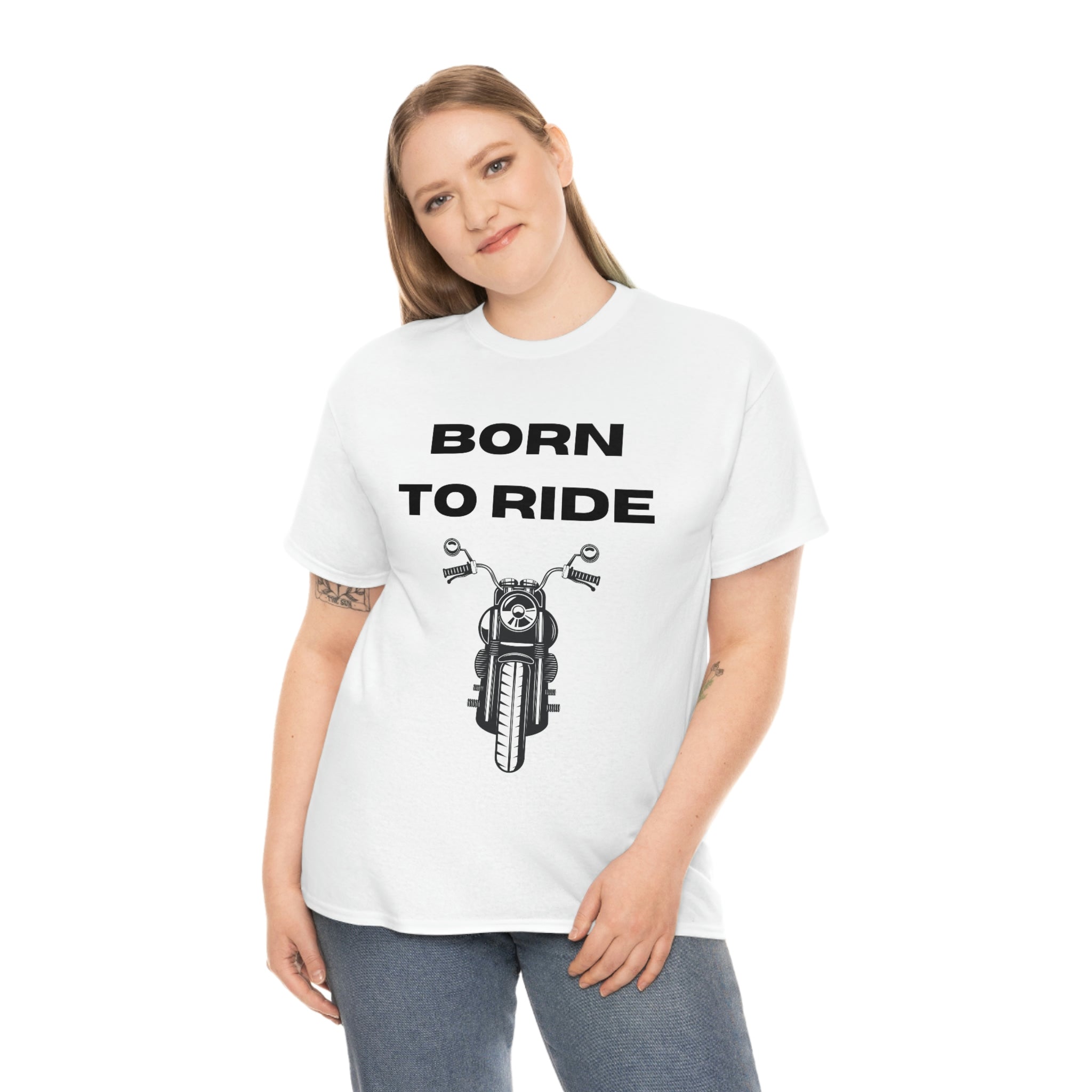 Funny Motorcycle Born to Ride Forced to Work T-shirt Bike Week Bike Night