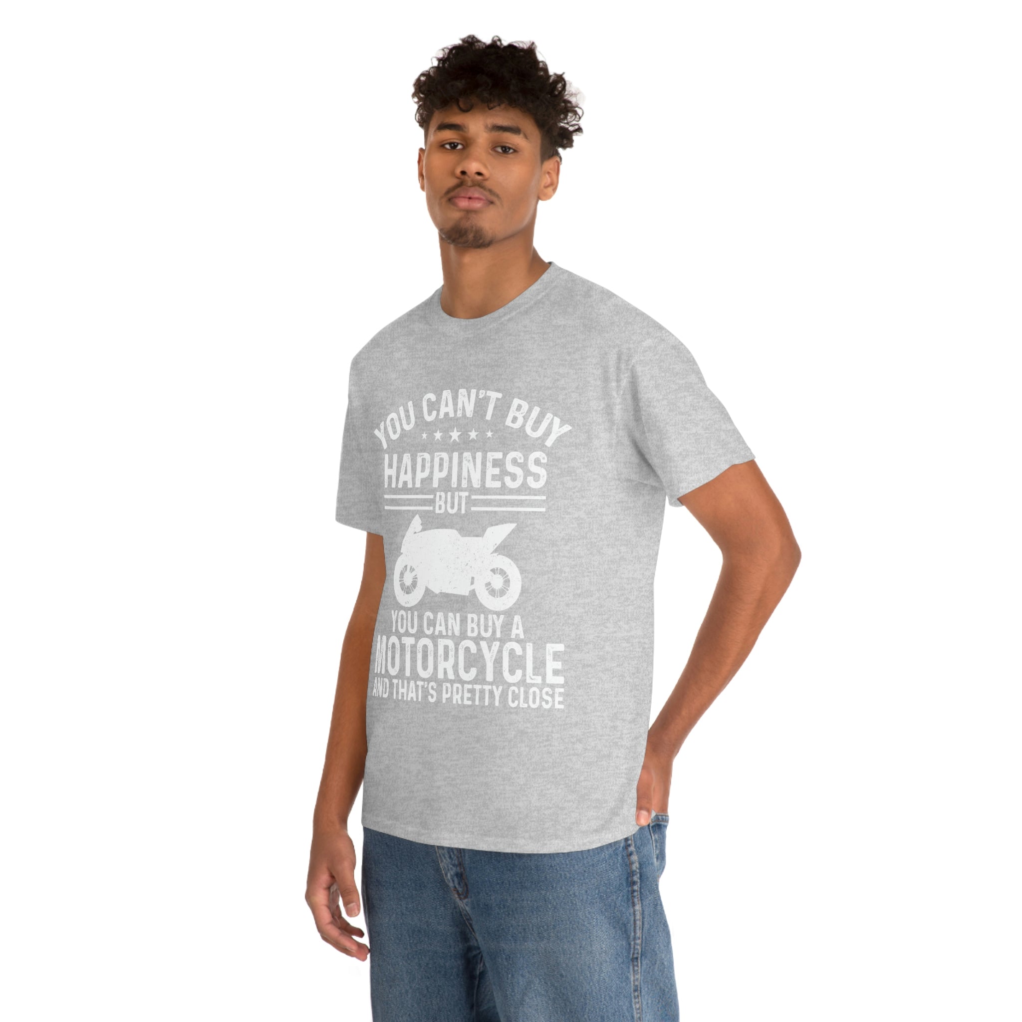 Biker Wear Funny You Cant Buy Happiness but you Can Buy a Motorcycle Bike Night Bike Week T-Shirt