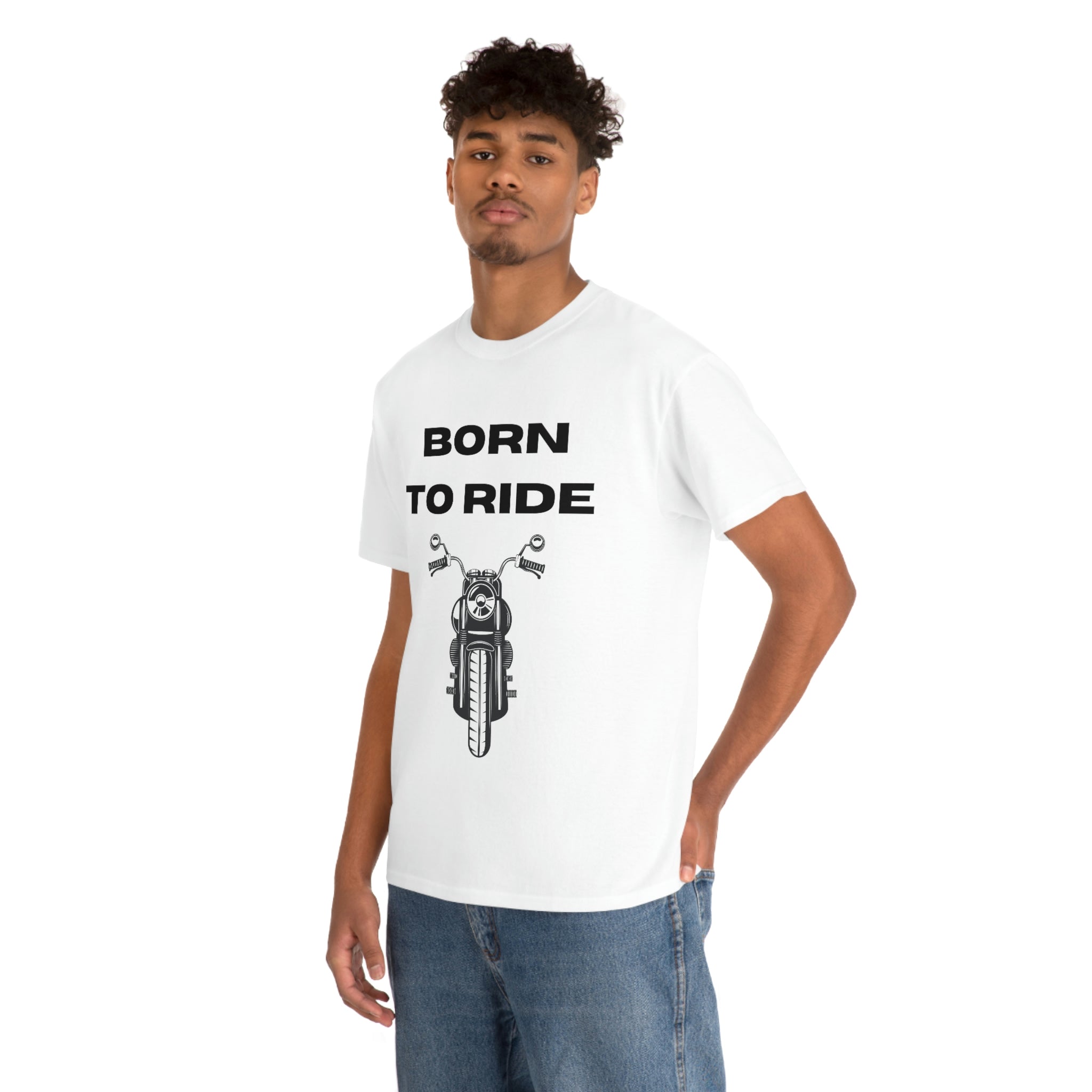 Funny Motorcycle Born to Ride Forced to Work T-shirt Bike Week Bike Night