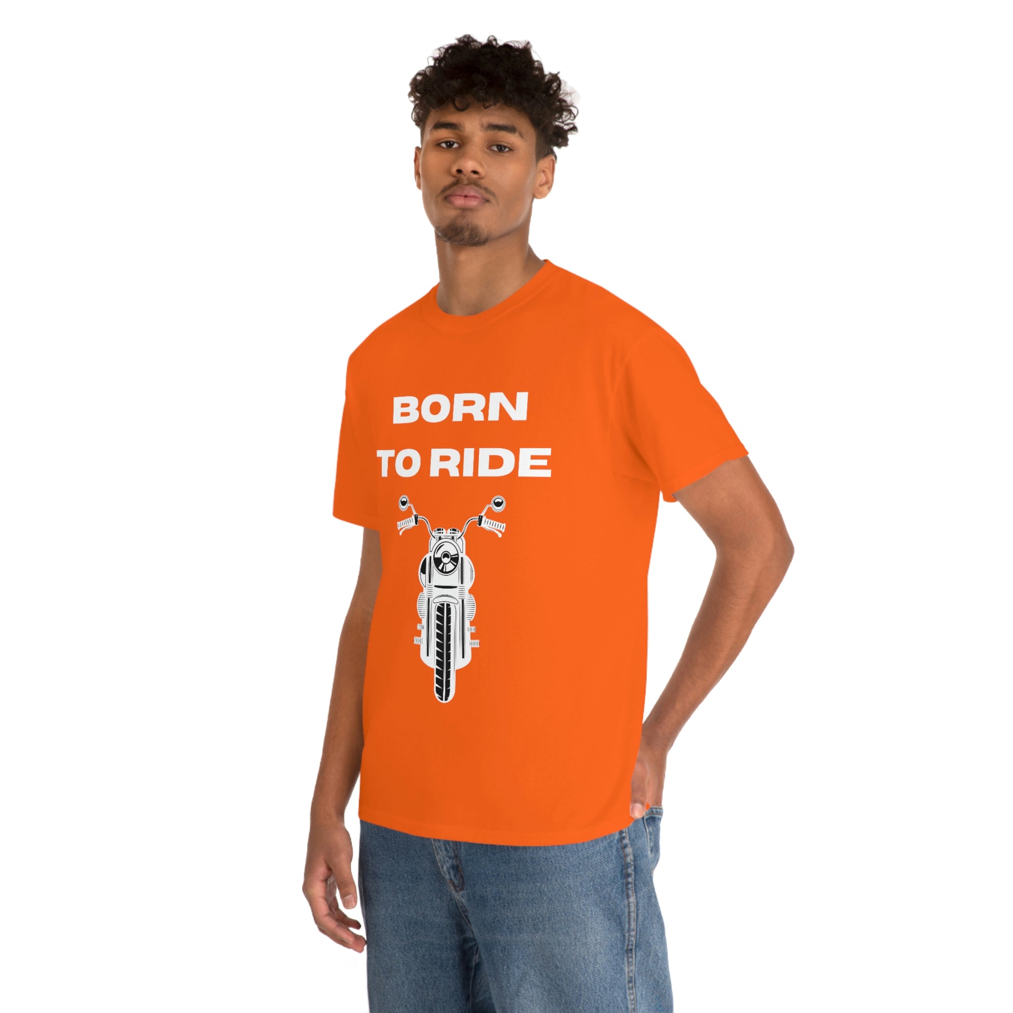 Unisex Funny Born to Ride Motorcycle T-Shirt