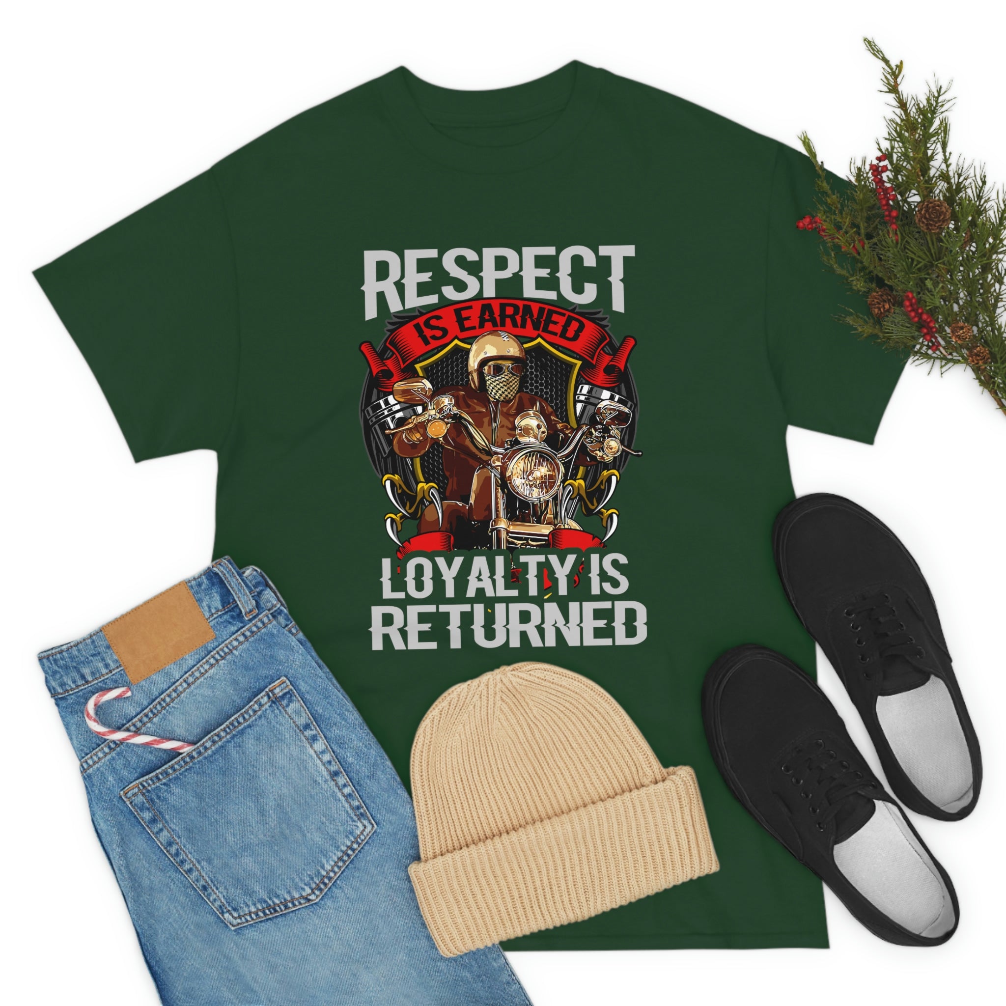 MC RC Respect Loyalty Motorcycle T-shirt