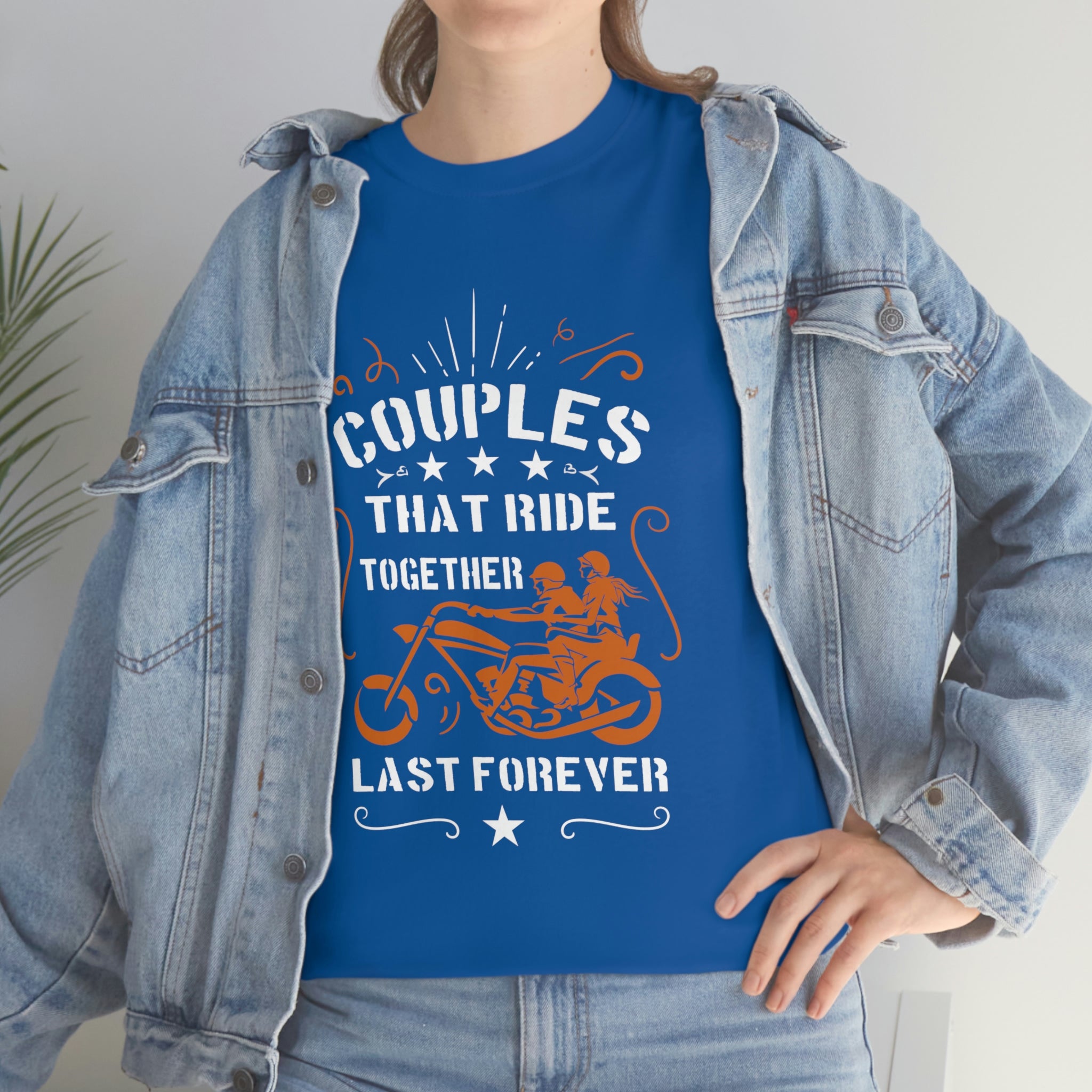 Cute Sweet Motorcycle Biker Couples Relationship T-Shirt