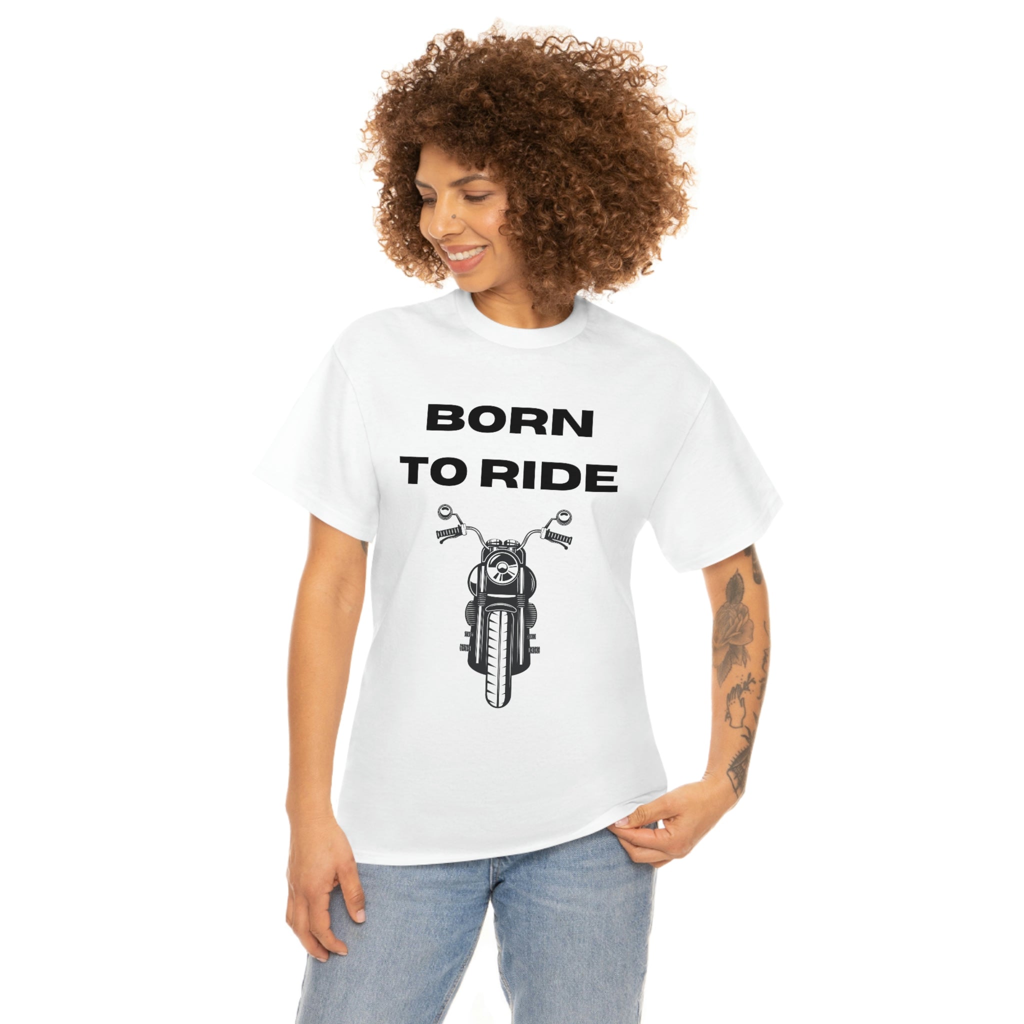 Funny Motorcycle Born to Ride Forced to Work T-shirt Bike Week Bike Night