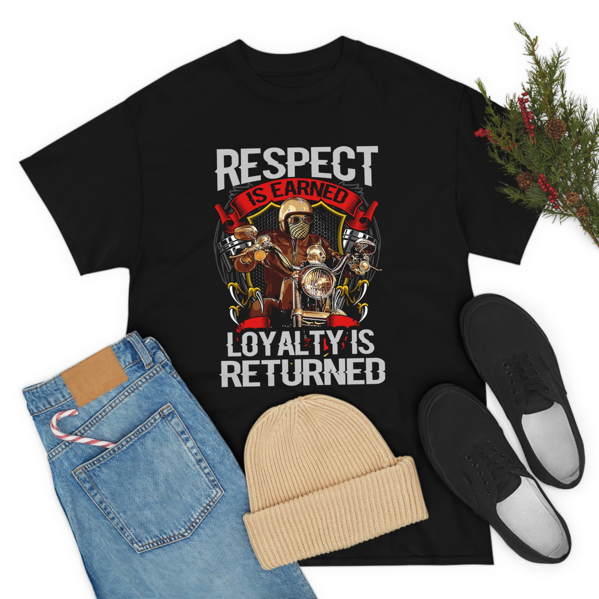 MC RC Respect Loyalty Motorcycle T-shirt