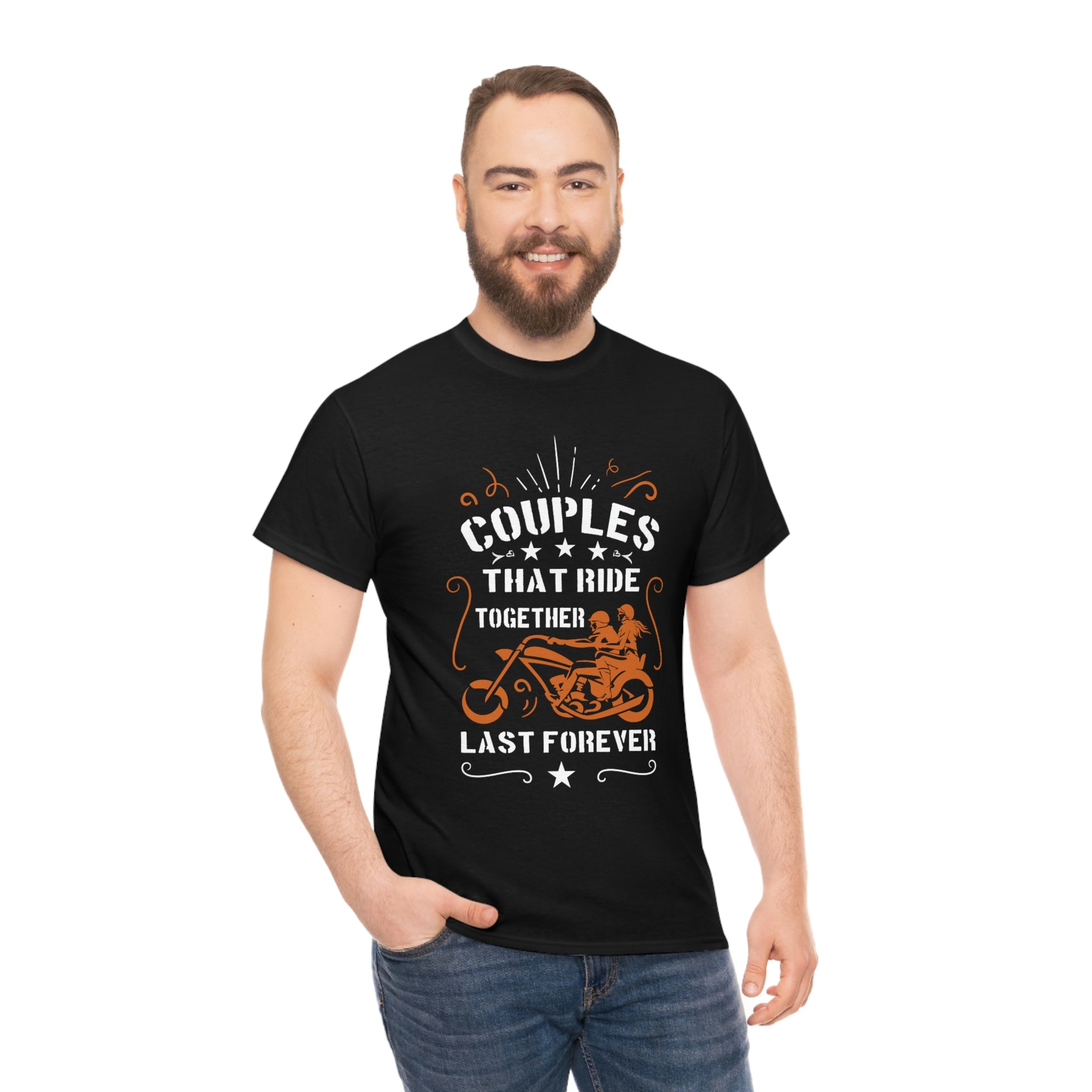 Cute Sweet Motorcycle Biker Couples Relationship T-Shirt