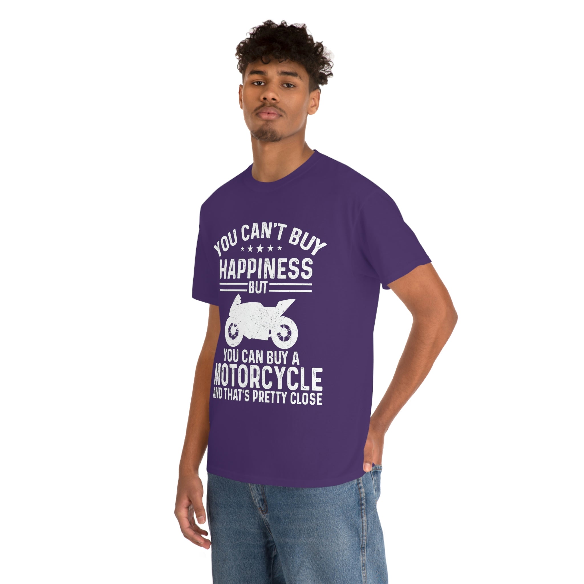 Biker Wear Funny You Cant Buy Happiness but you Can Buy a Motorcycle Bike Night Bike Week T-Shirt