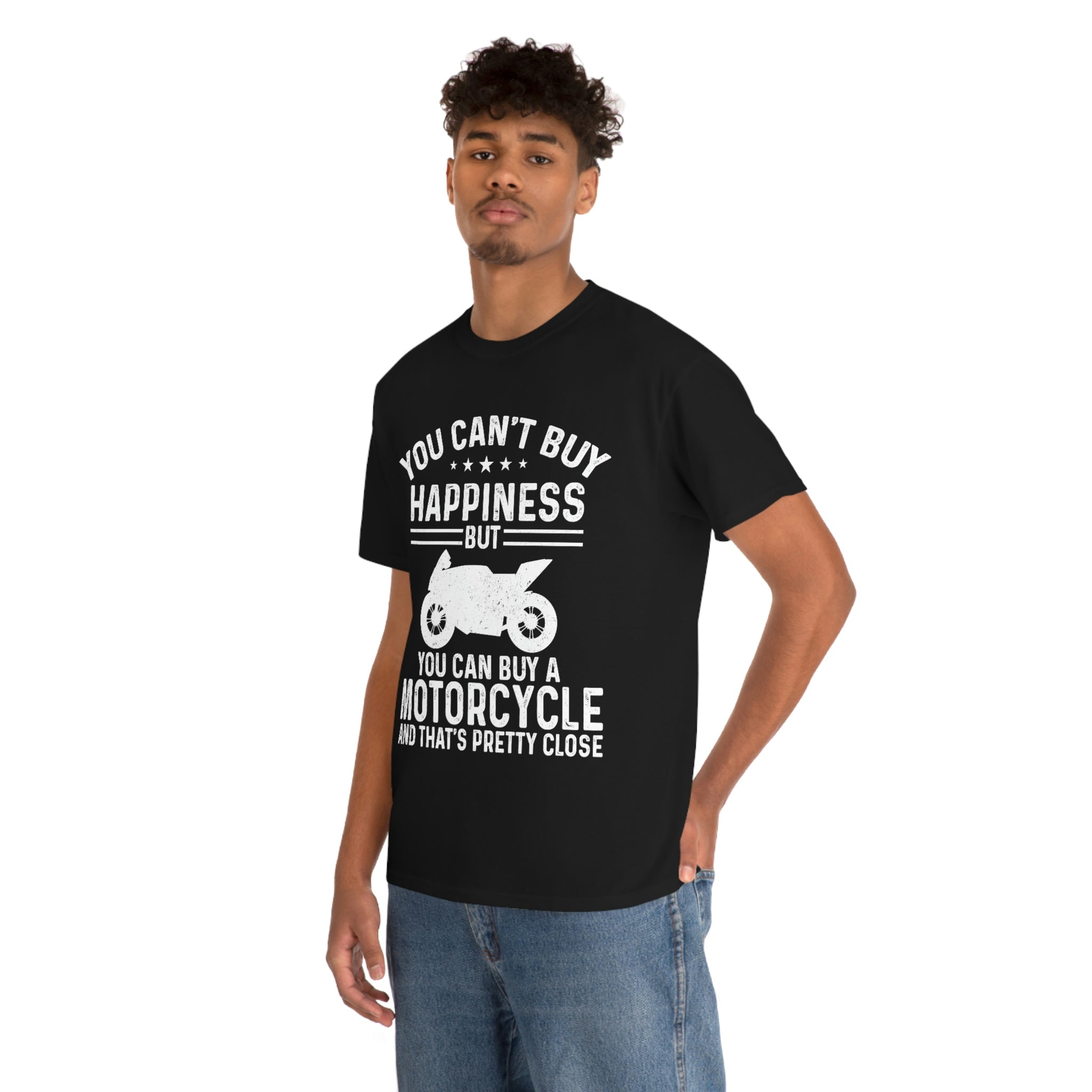 Biker Wear Funny You Cant Buy Happiness but you Can Buy a Motorcycle Bike Night Bike Week T-Shirt