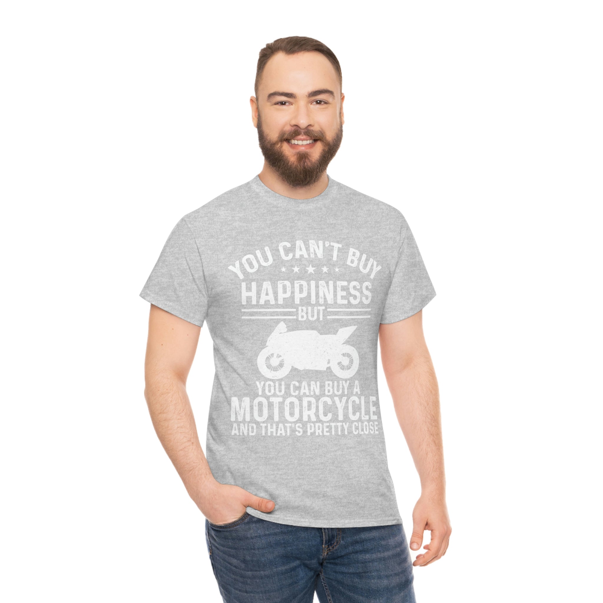 Biker Wear Funny You Cant Buy Happiness but you Can Buy a Motorcycle Bike Night Bike Week T-Shirt