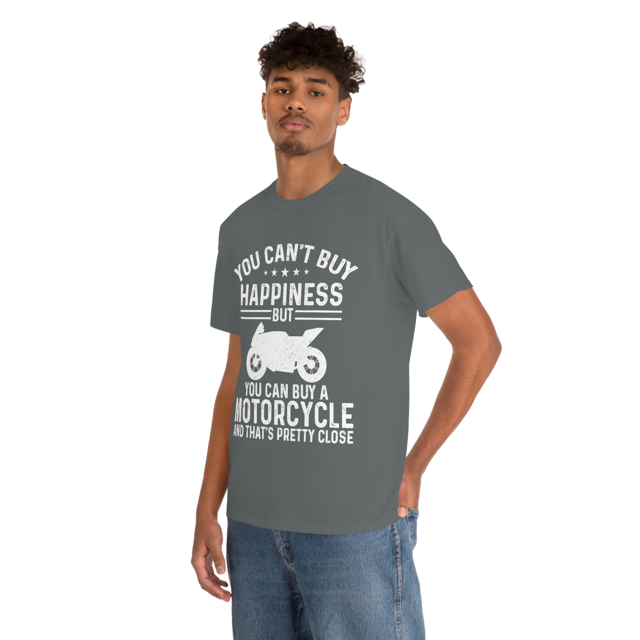 Biker Wear Funny You Cant Buy Happiness but you Can Buy a Motorcycle Bike Night Bike Week T-Shirt