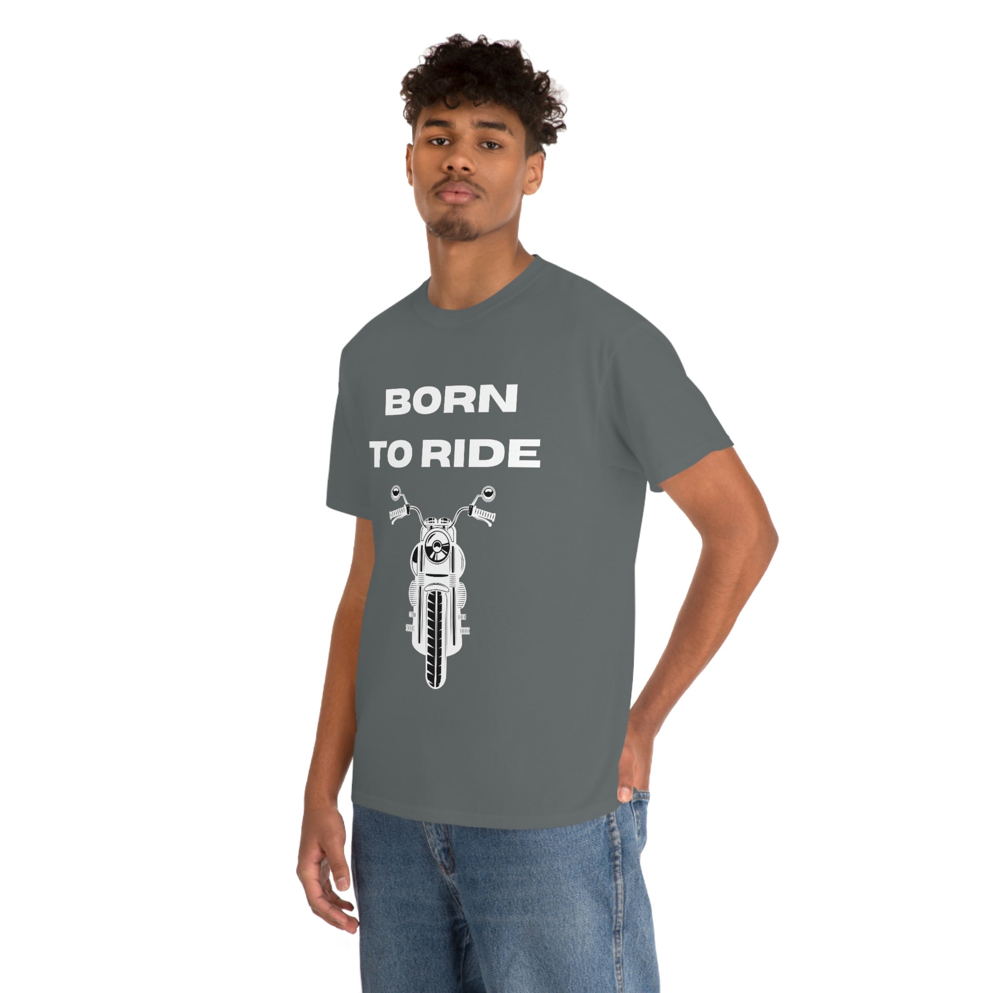 Unisex Funny Born to Ride Motorcycle T-Shirt