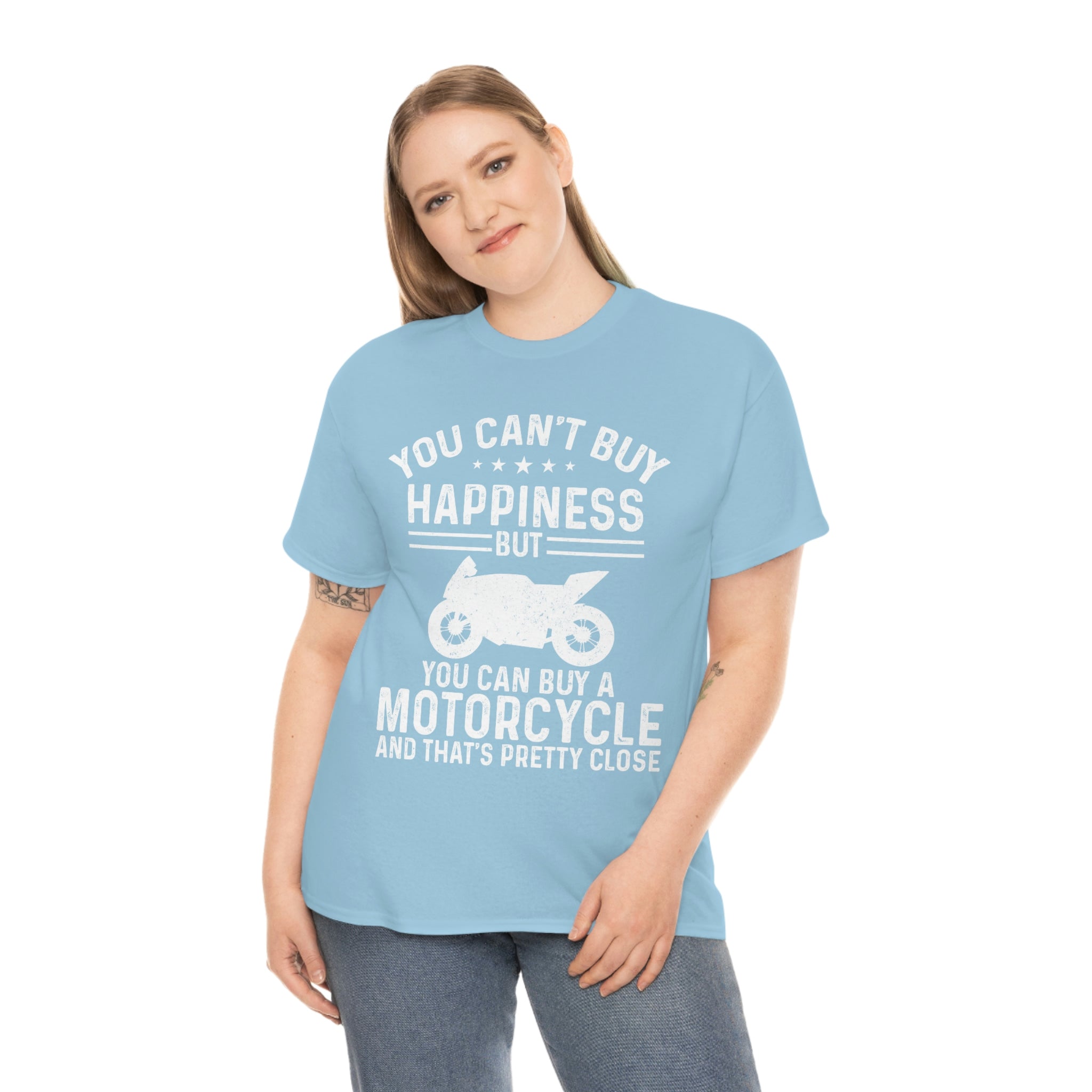 Biker Wear Funny You Cant Buy Happiness but you Can Buy a Motorcycle Bike Night Bike Week T-Shirt