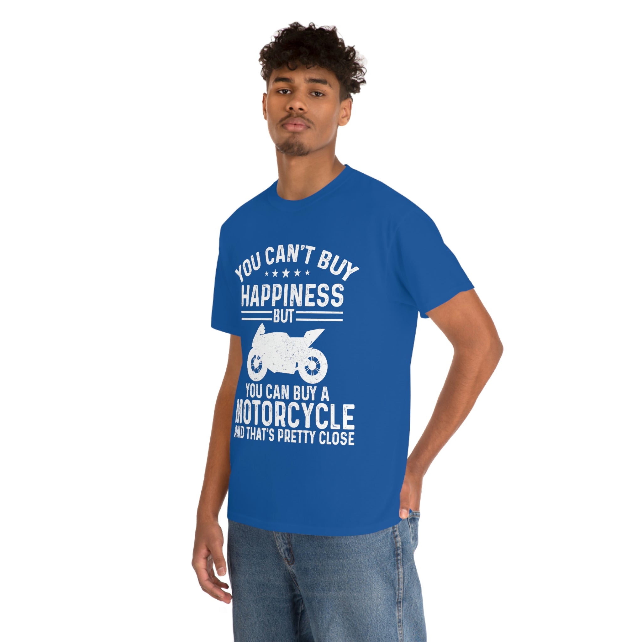 Biker Wear Funny You Cant Buy Happiness but you Can Buy a Motorcycle Bike Night Bike Week T-Shirt