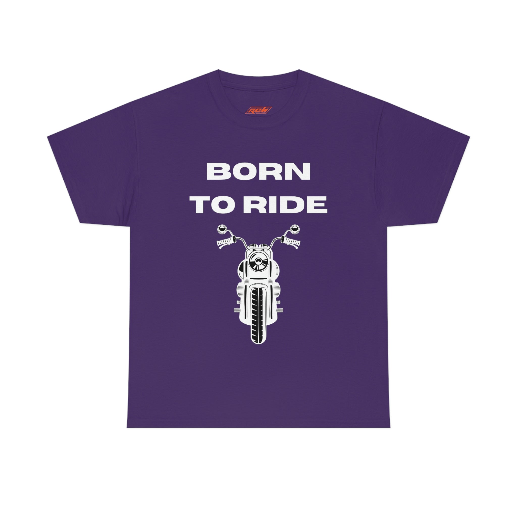 Unisex Funny Born to Ride Motorcycle T-Shirt