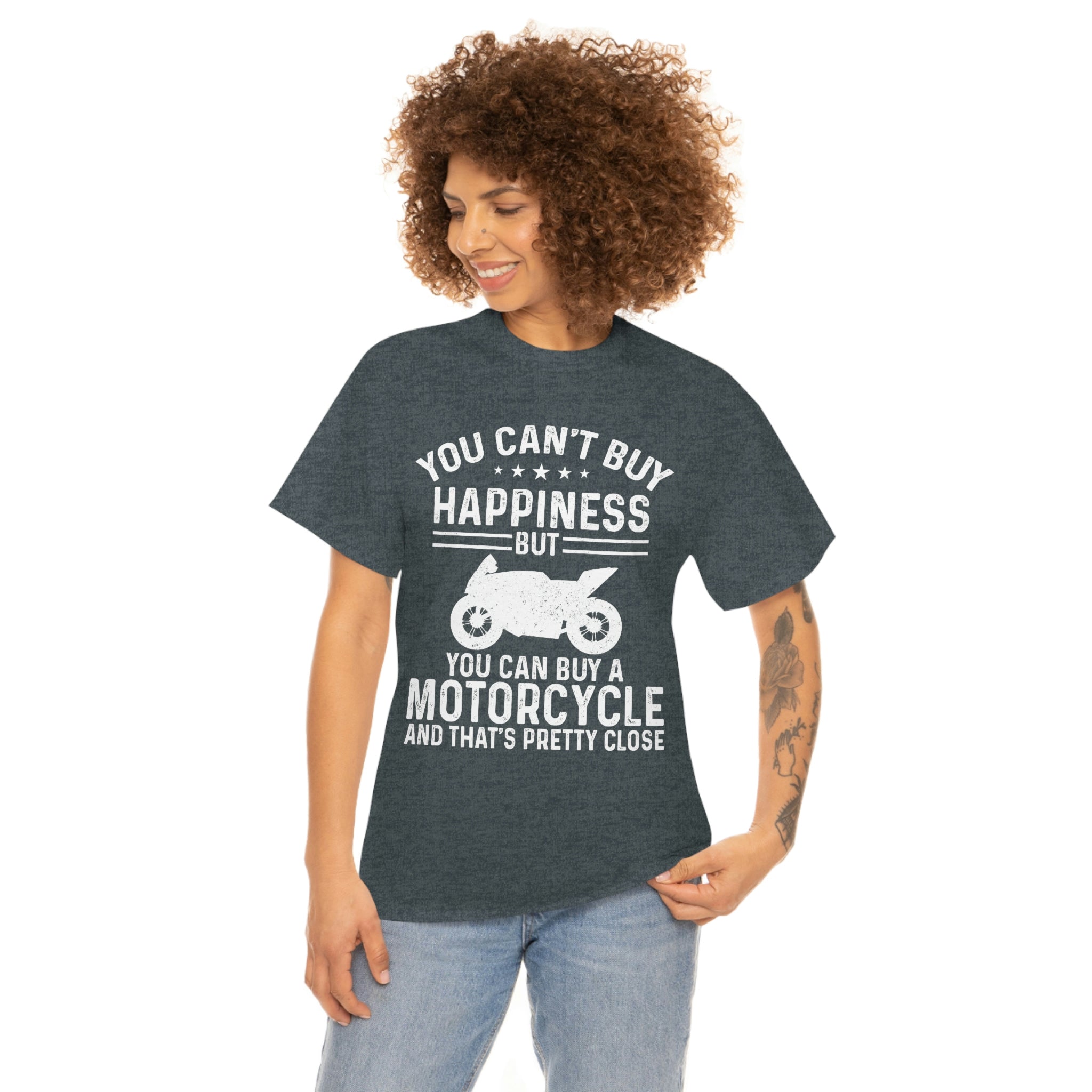 Biker Wear Funny You Cant Buy Happiness but you Can Buy a Motorcycle Bike Night Bike Week T-Shirt