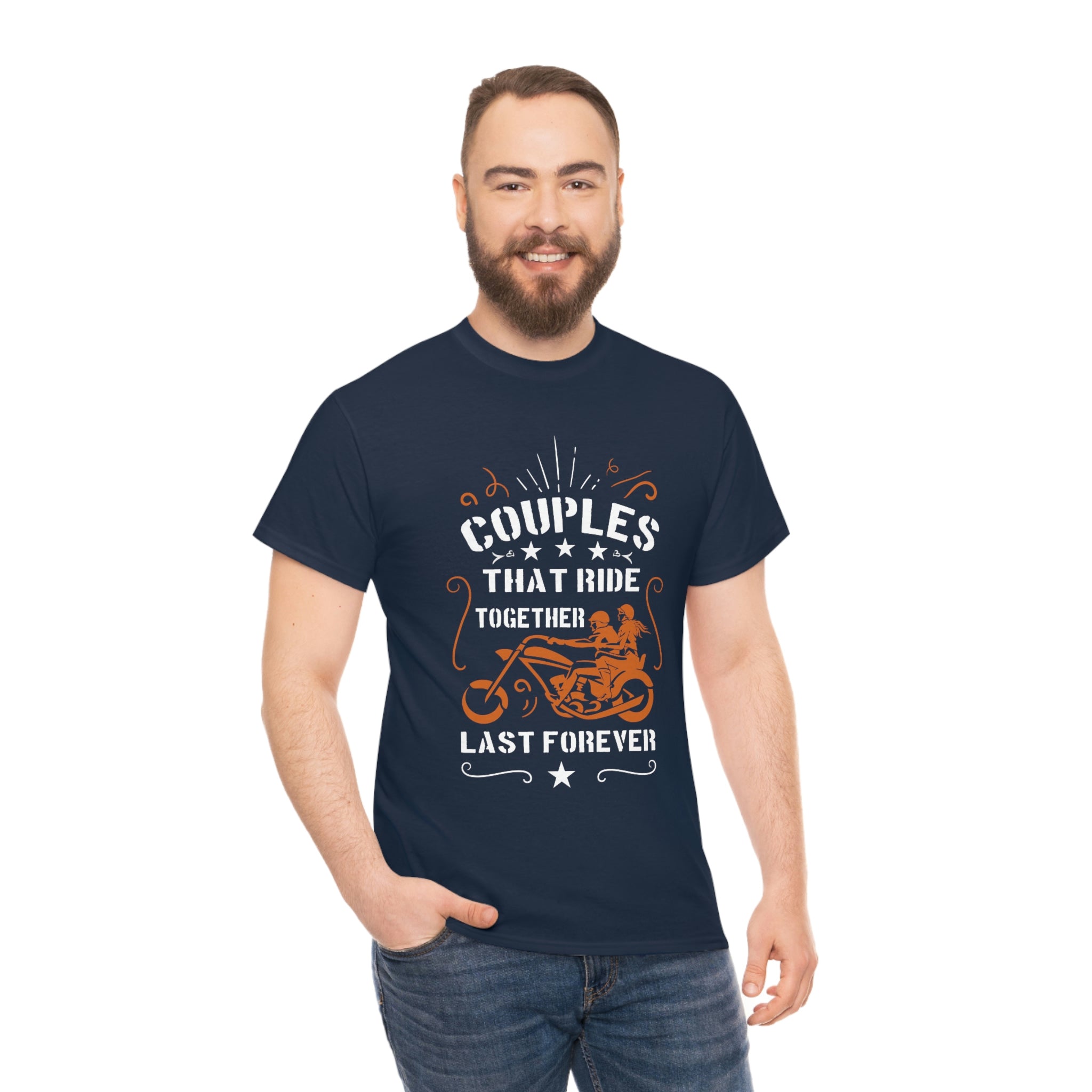 Cute Sweet Motorcycle Biker Couples Relationship T-Shirt