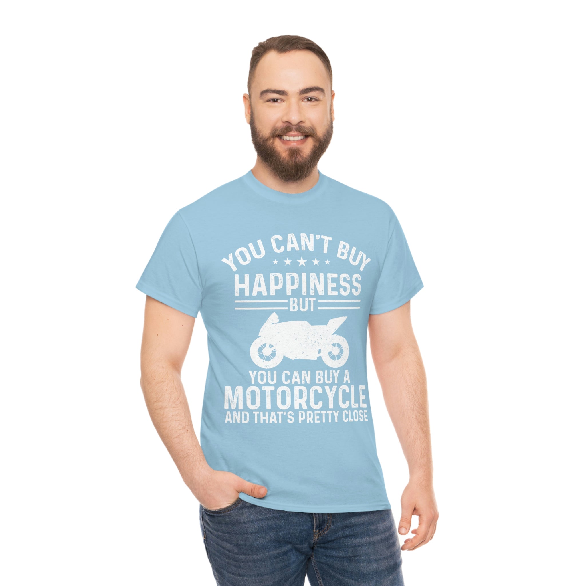 Biker Wear Funny You Cant Buy Happiness but you Can Buy a Motorcycle Bike Night Bike Week T-Shirt