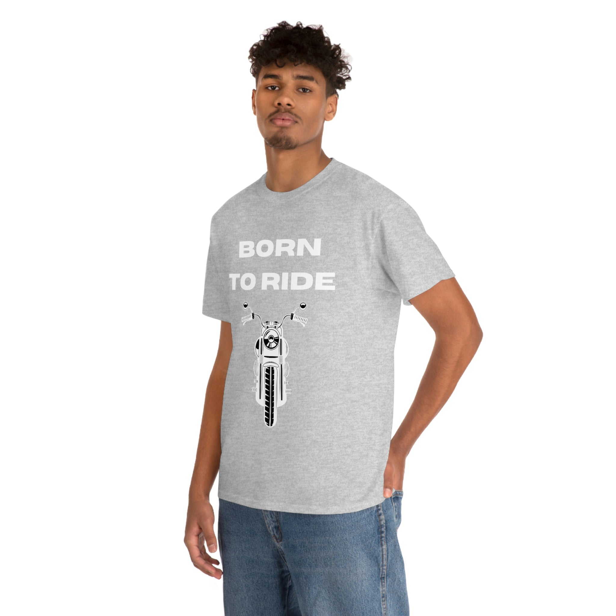 Unisex Funny Born to Ride Motorcycle T-Shirt