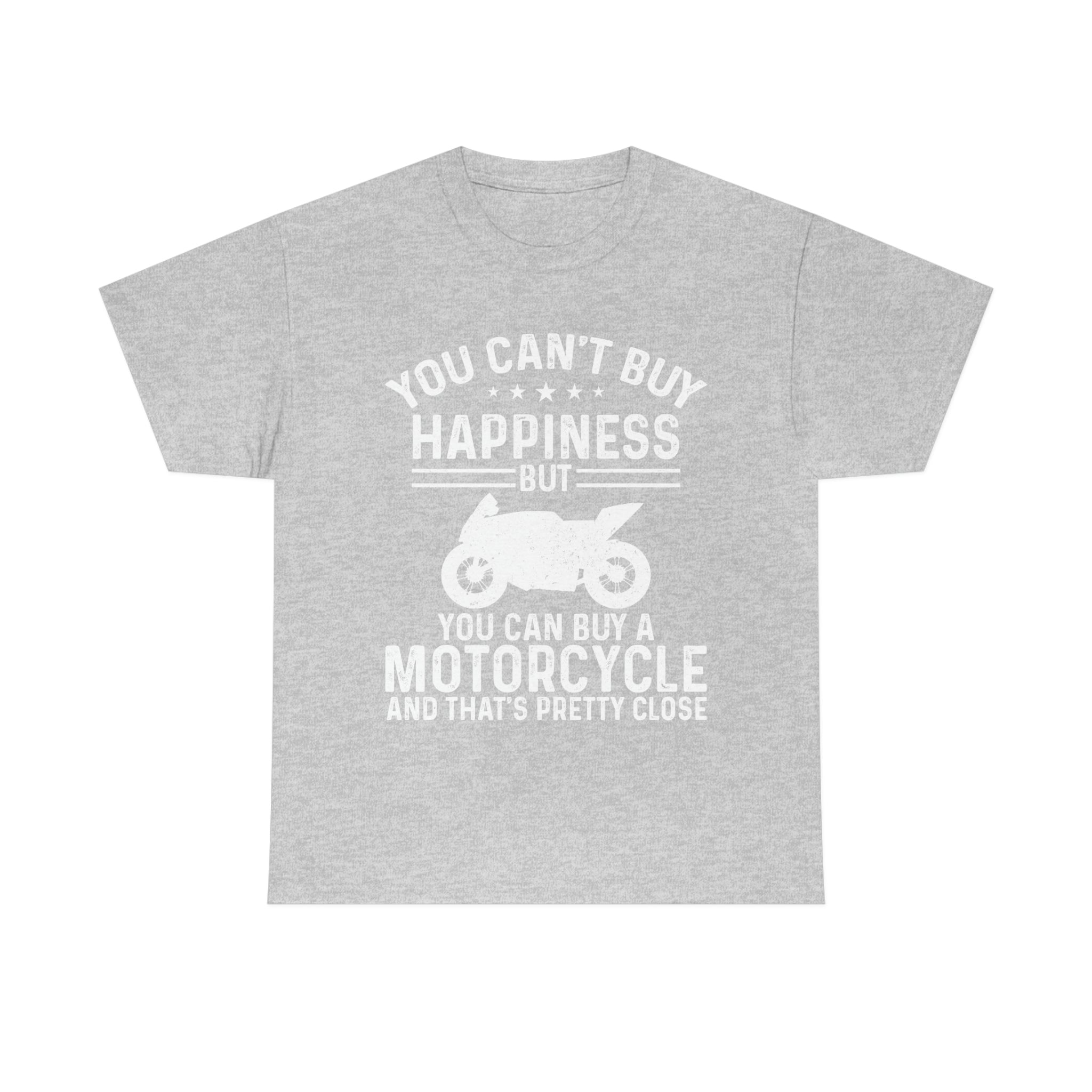 Biker Wear Funny You Cant Buy Happiness but you Can Buy a Motorcycle Bike Night Bike Week T-Shirt