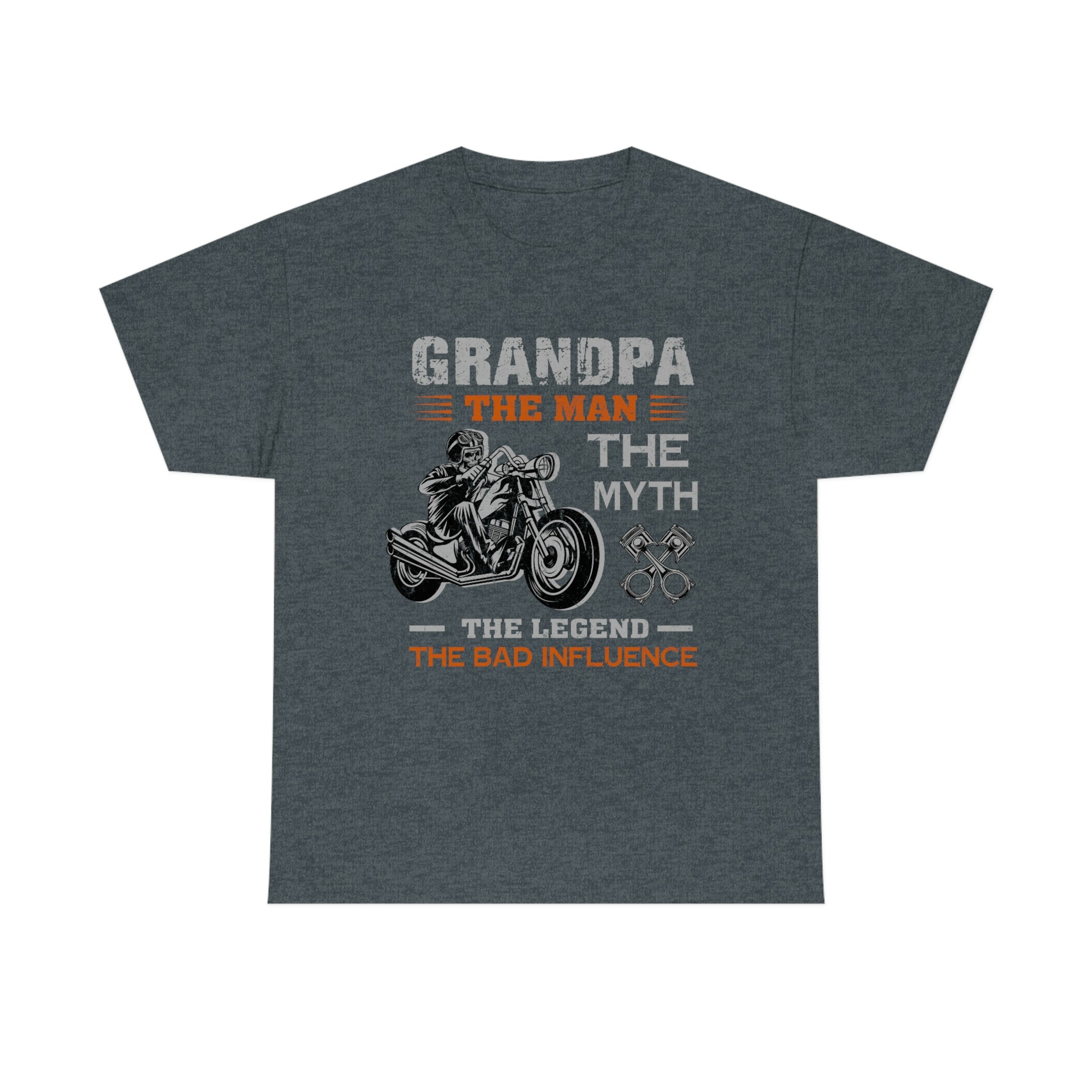 Biker Wear Funny Grandpa Old Man Bad Ass  Motorcyclist Bike Night Bike Week T-Shirt