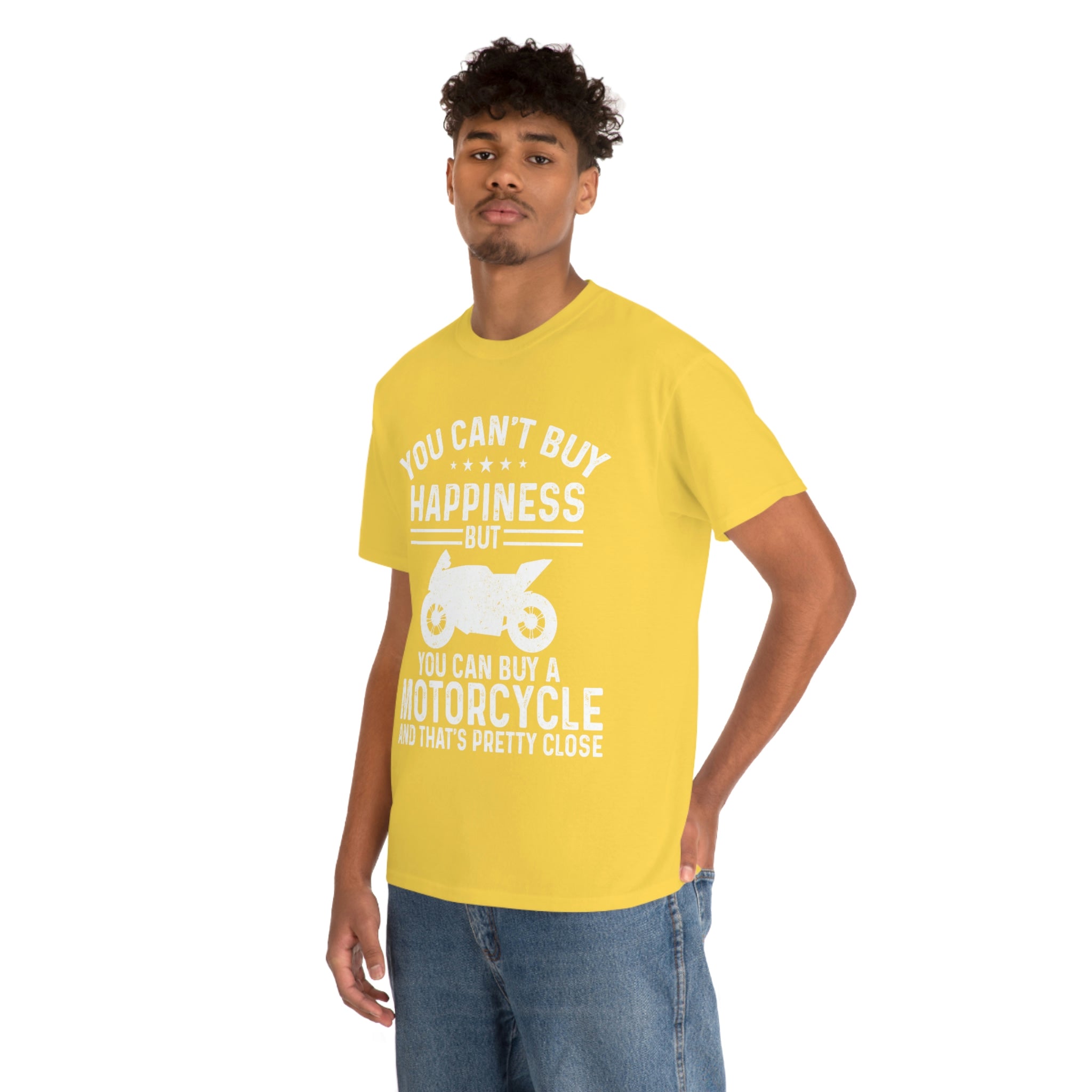 Biker Wear Funny You Cant Buy Happiness but you Can Buy a Motorcycle Bike Night Bike Week T-Shirt