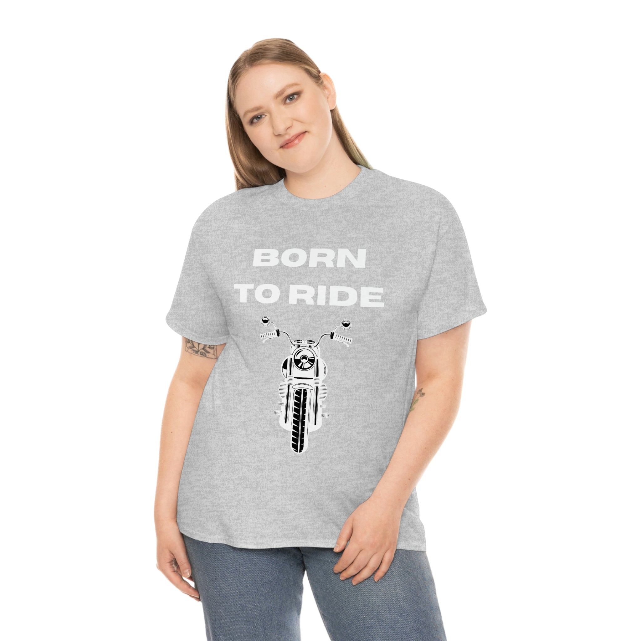 Unisex Funny Born to Ride Motorcycle T-Shirt