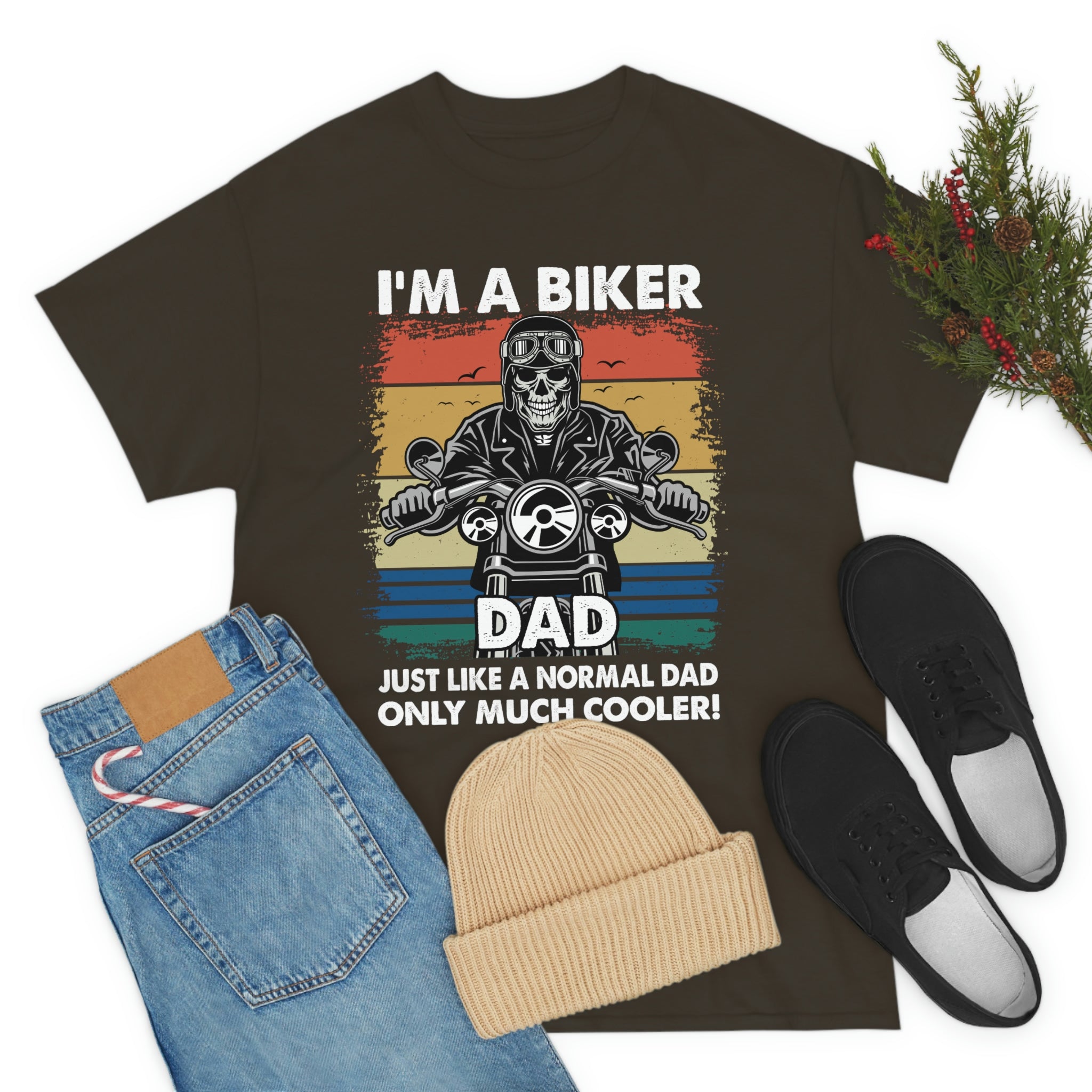 Unisex Heavy Cotton Cool Biker Dad T-Shirt