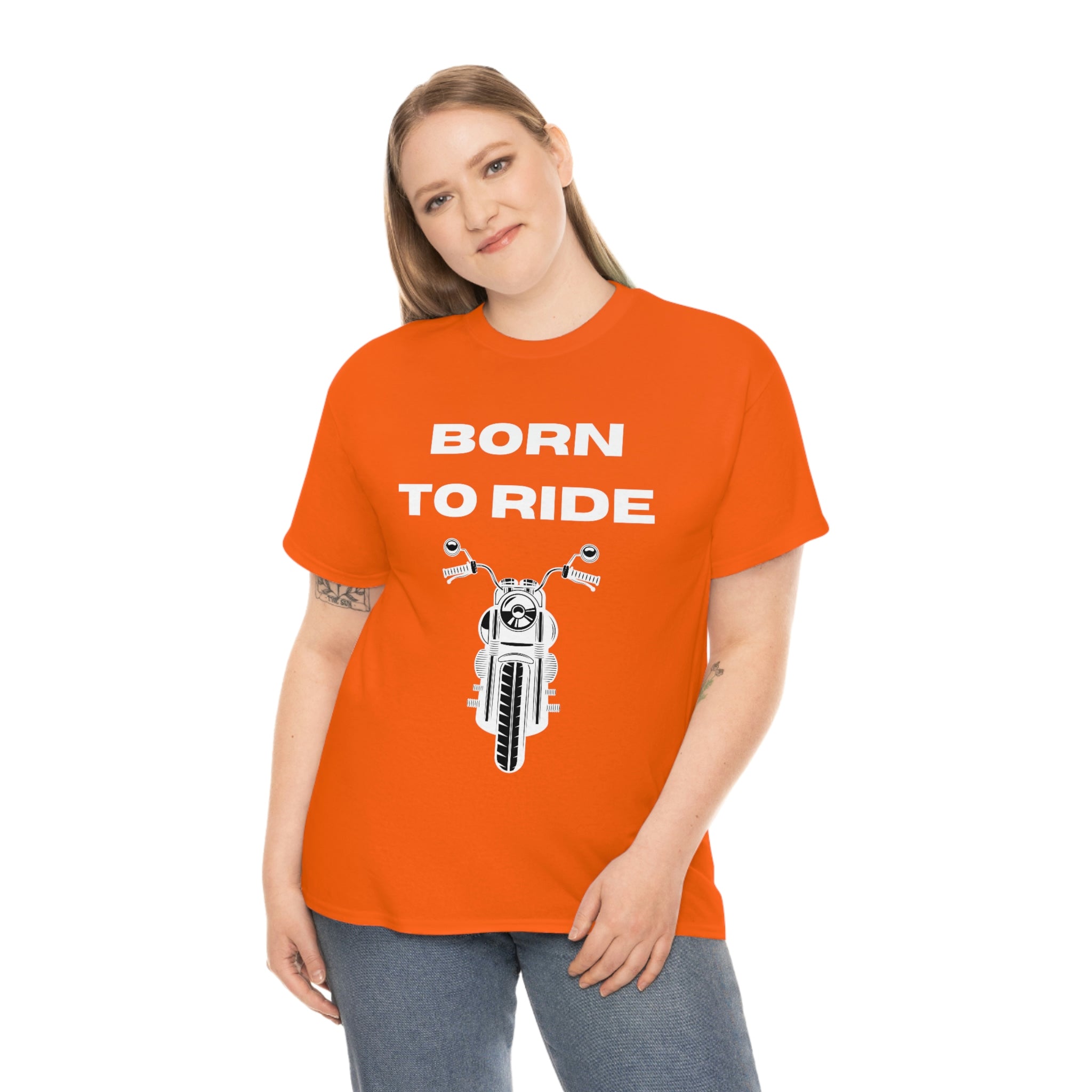 Unisex Funny Born to Ride Motorcycle T-Shirt